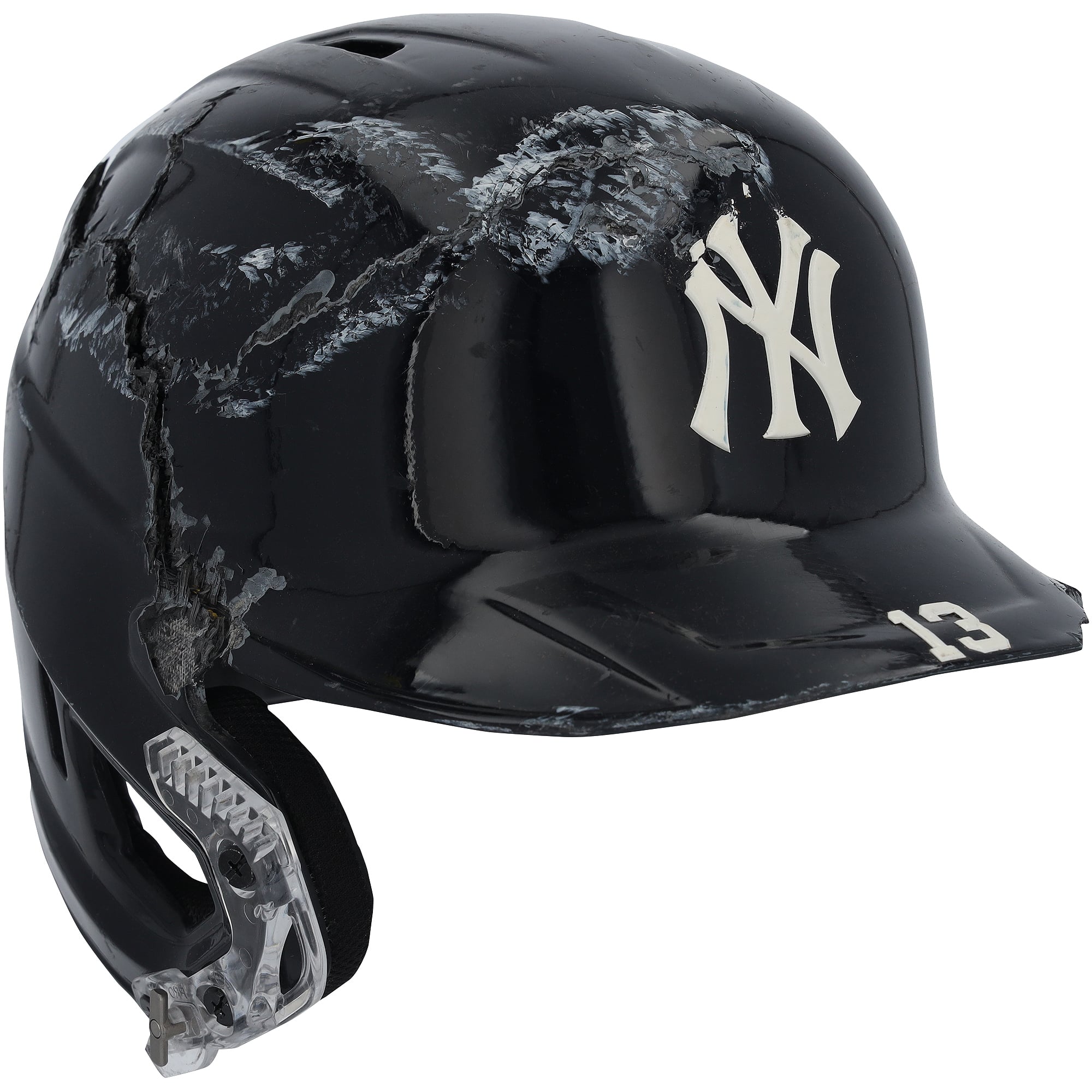 Jazz Chisholm Jr. New York Yankees Game-Used #13 Navy Batting Helmet vs. Miami Marlins on April 3, 2026