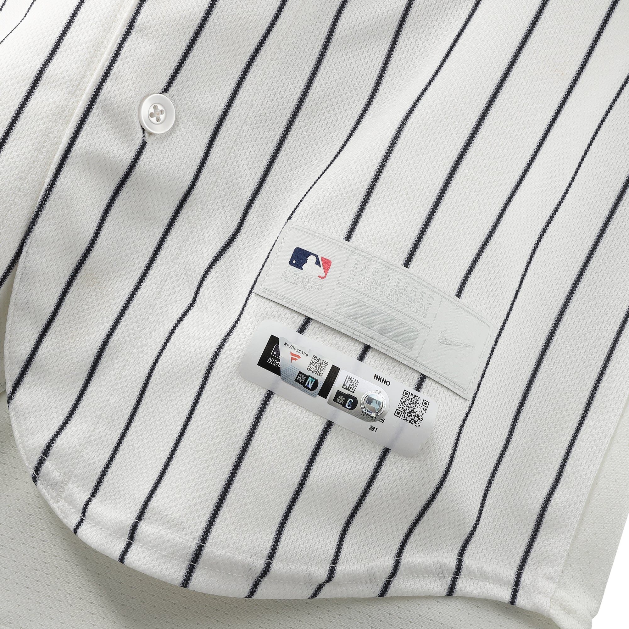 Jazz Chisholm Jr. New York Yankees Game-Used #13 White Nike Pinstripe Jersey vs. Minnesota Twins on July 5, 2026