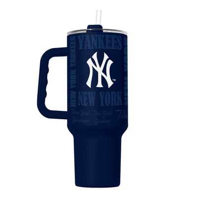  New York Yankees Logo Brands 40oz. Replay Powder Coat Tumbler
