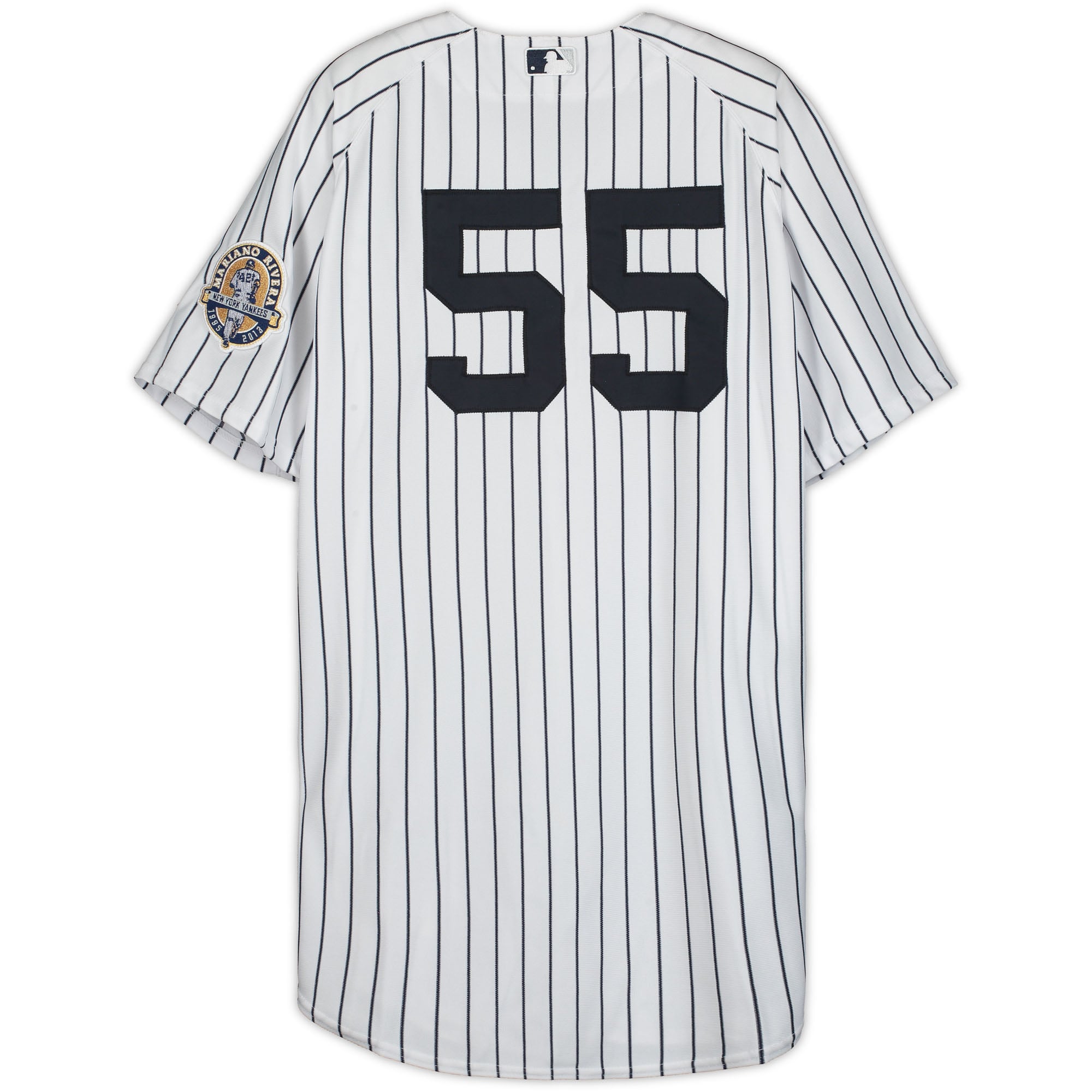 Lyle Overbay New York Yankees Player-Issued #55 White 