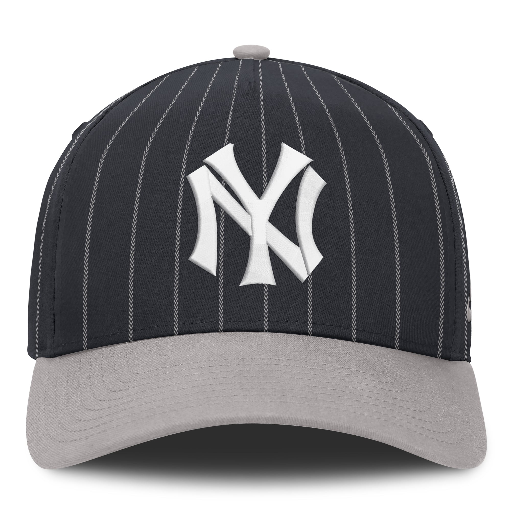 Casquette ajustable Nike bleu marine/grise New York Yankees Cooperstown Rise pour homme
