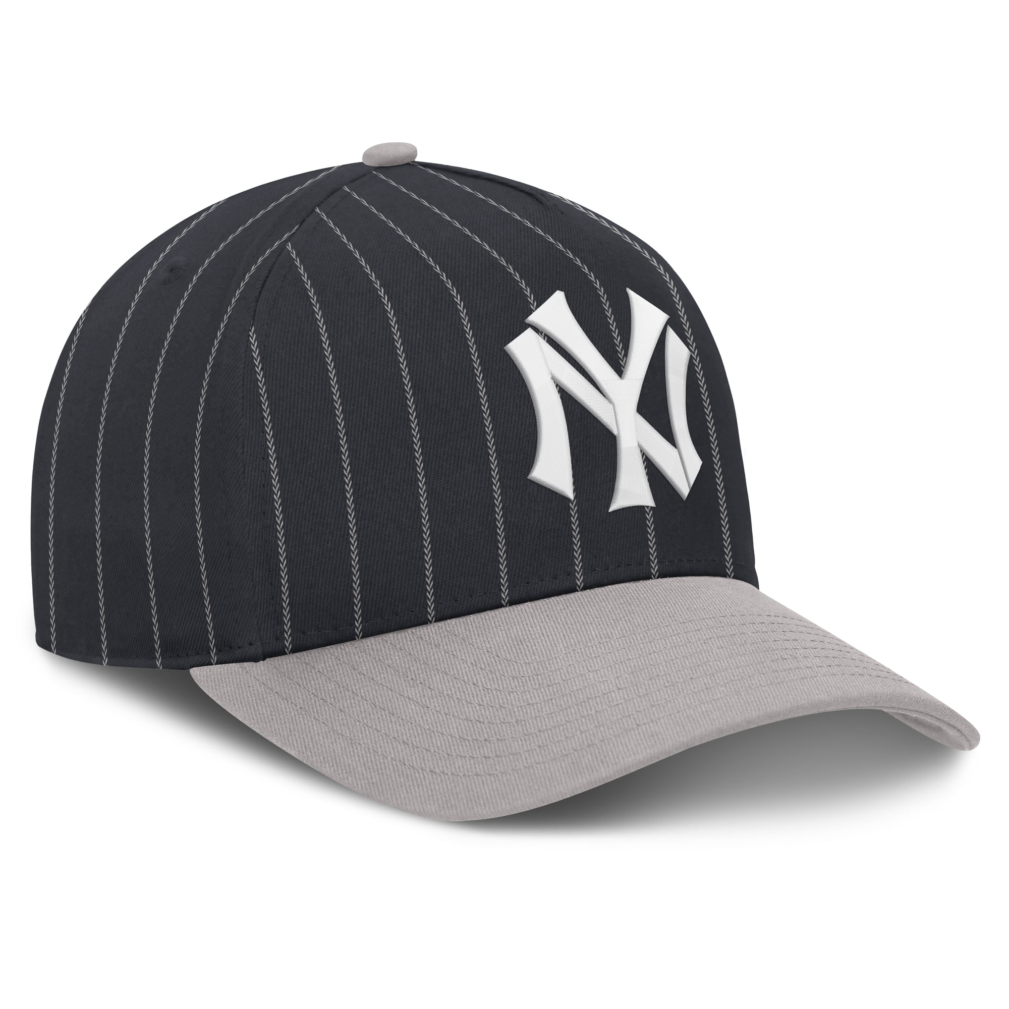 Casquette ajustable Nike bleu marine/grise New York Yankees Cooperstown Rise pour homme