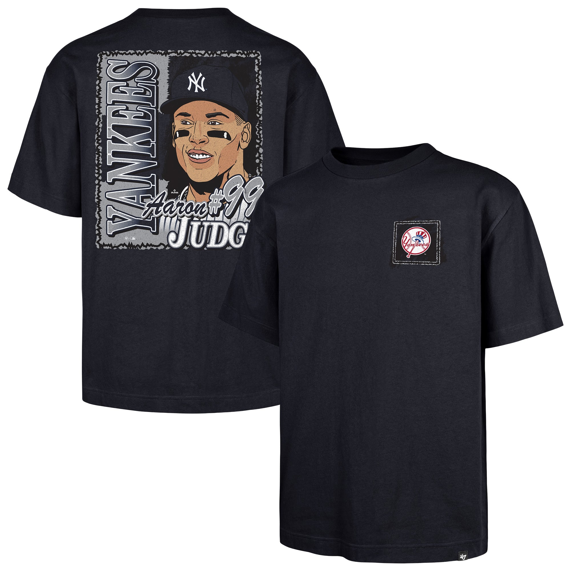 T-shirt homme '47 Aaron Judge Navy New York Yankees Profile Foundation