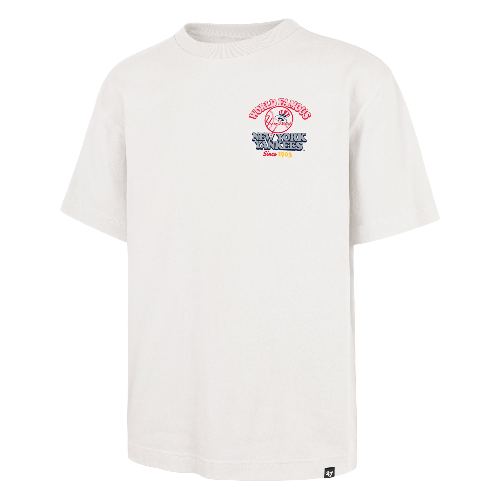 Men's '47 Cream New York Yankees Glizzy T-Shirt