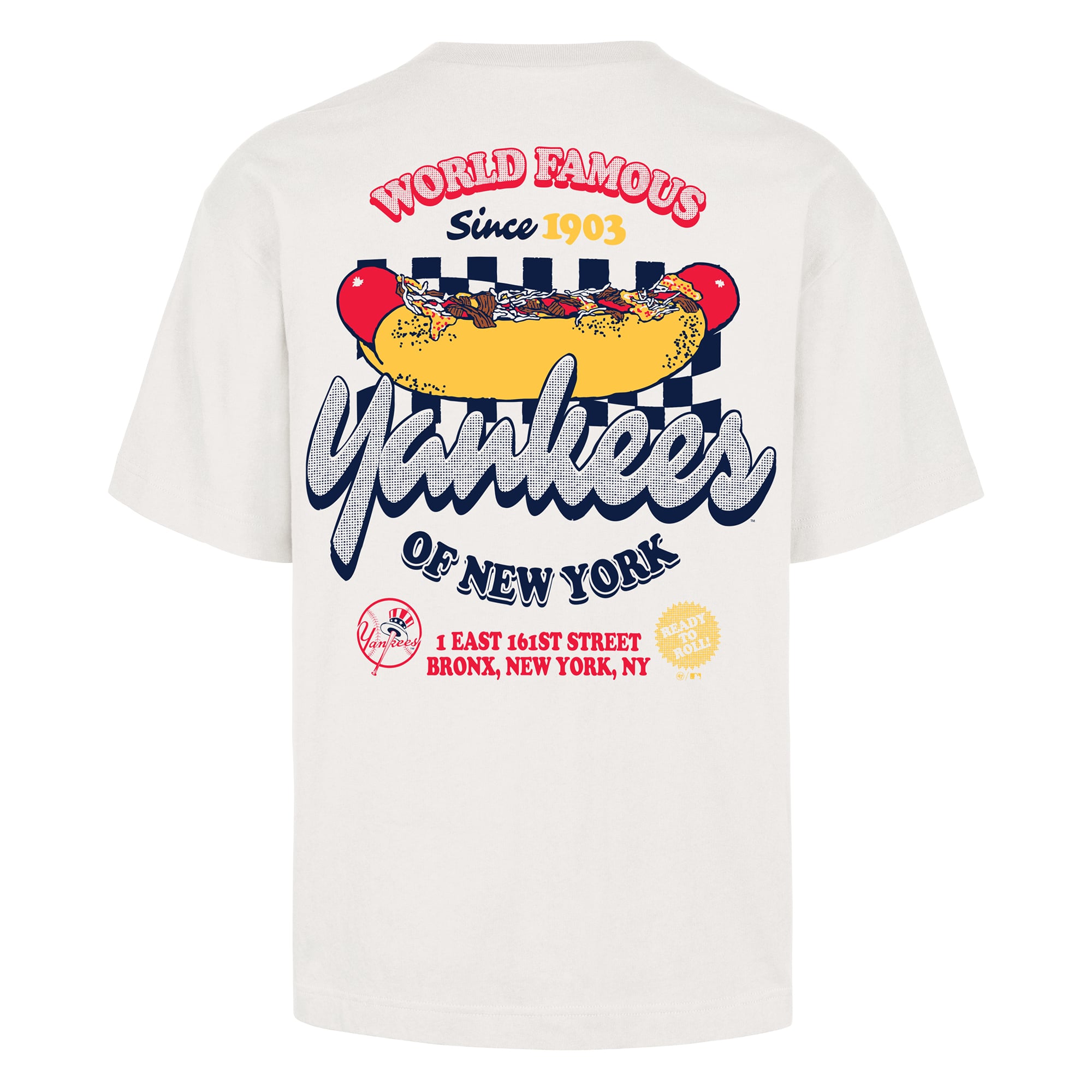 Men's '47 Cream New York Yankees Glizzy T-Shirt
