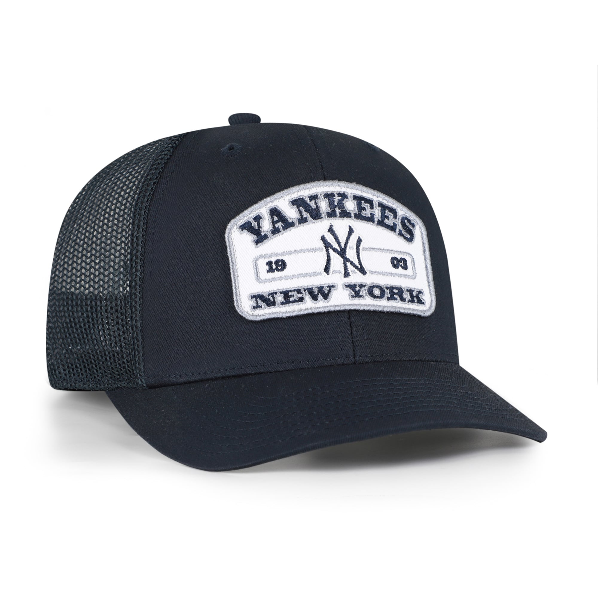 Casquette trucker snapback Roadway des Yankees de New York, bleu marine, modèle 47, pour homme