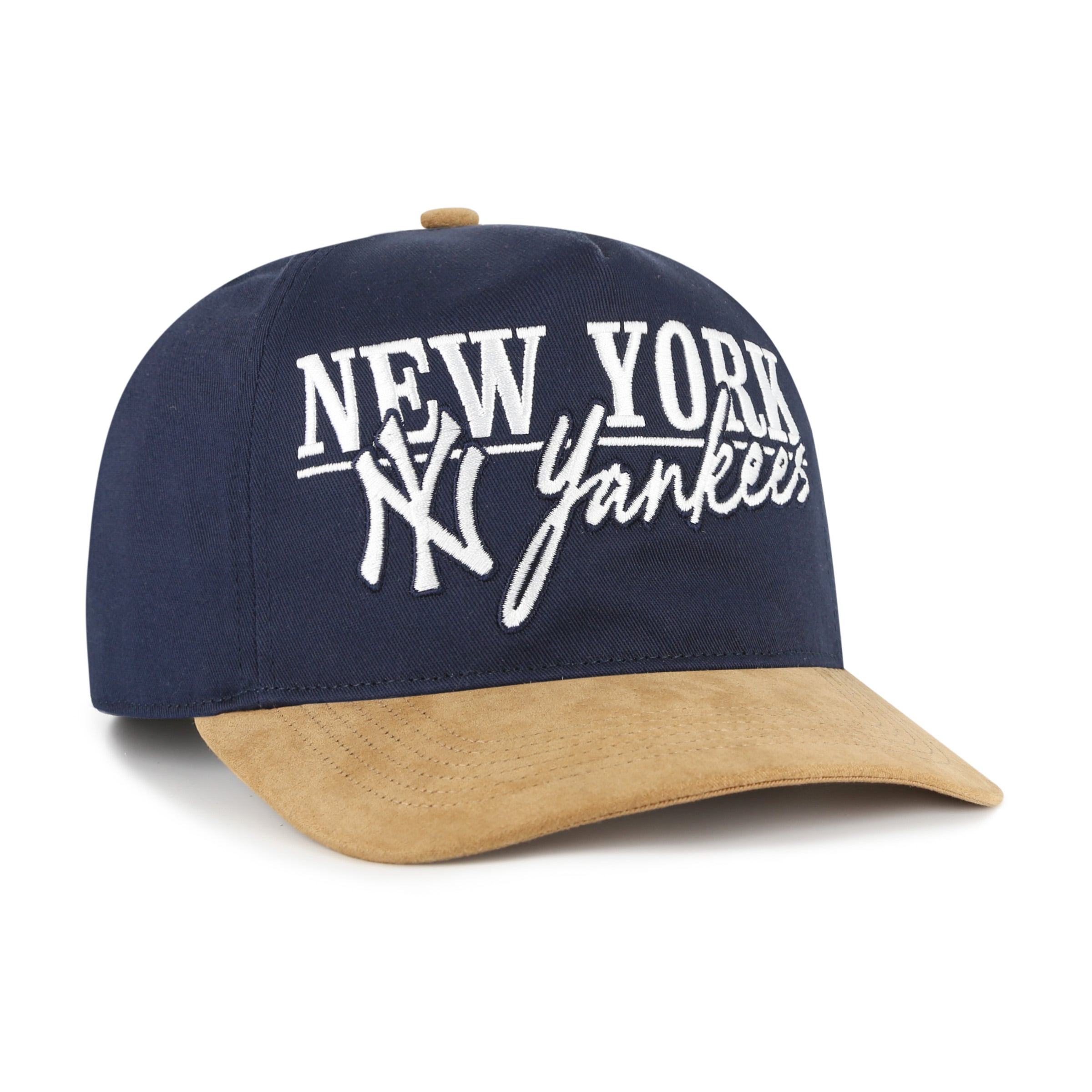 Casquette ajustable New York Yankees « Scribe Line Hitch » bleu marine/marron clair pour homme