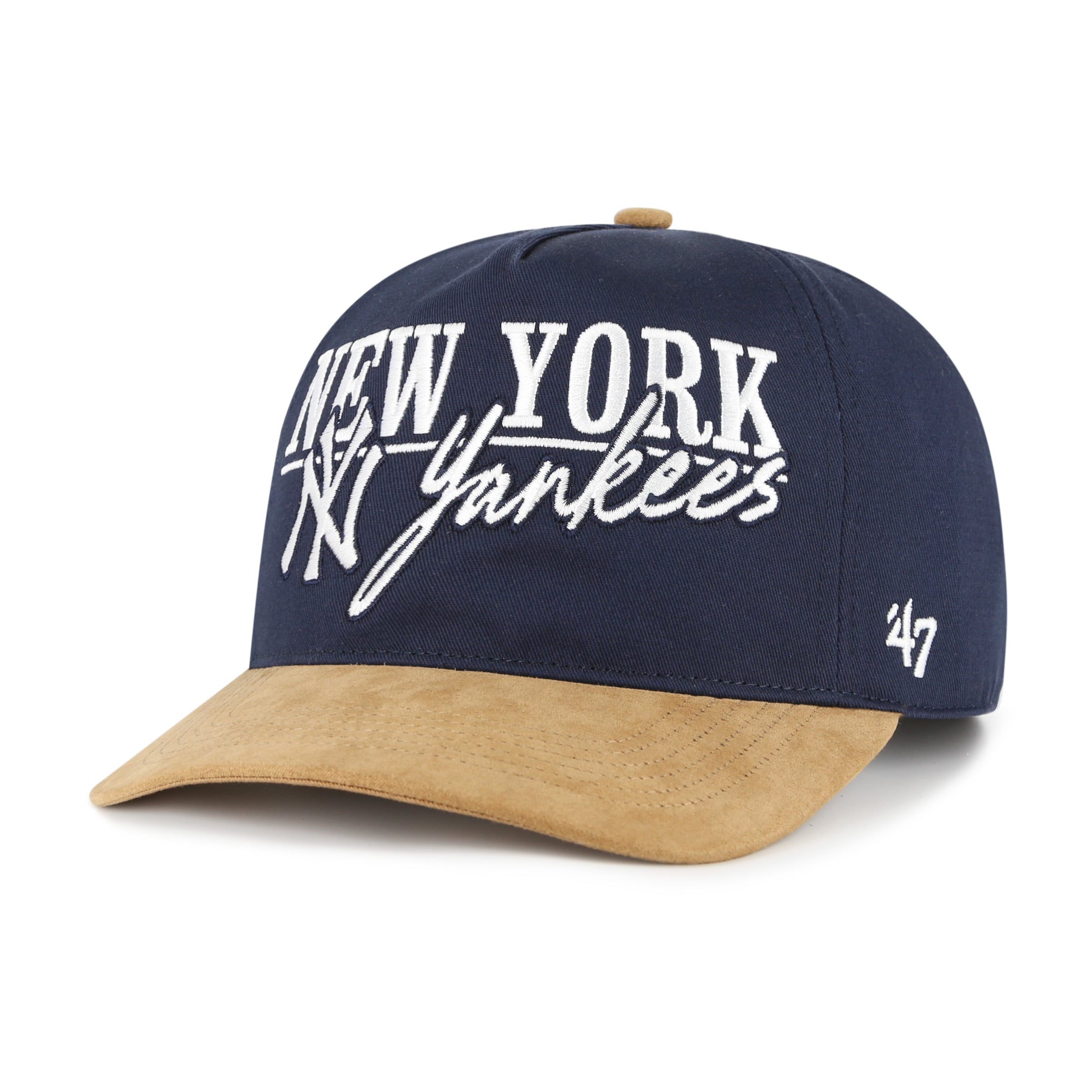 Casquette ajustable New York Yankees « Scribe Line Hitch » bleu marine/marron clair pour homme