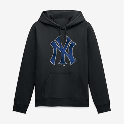 New York Yankees Big & Tall Metallic Mascot Hoodie - Black