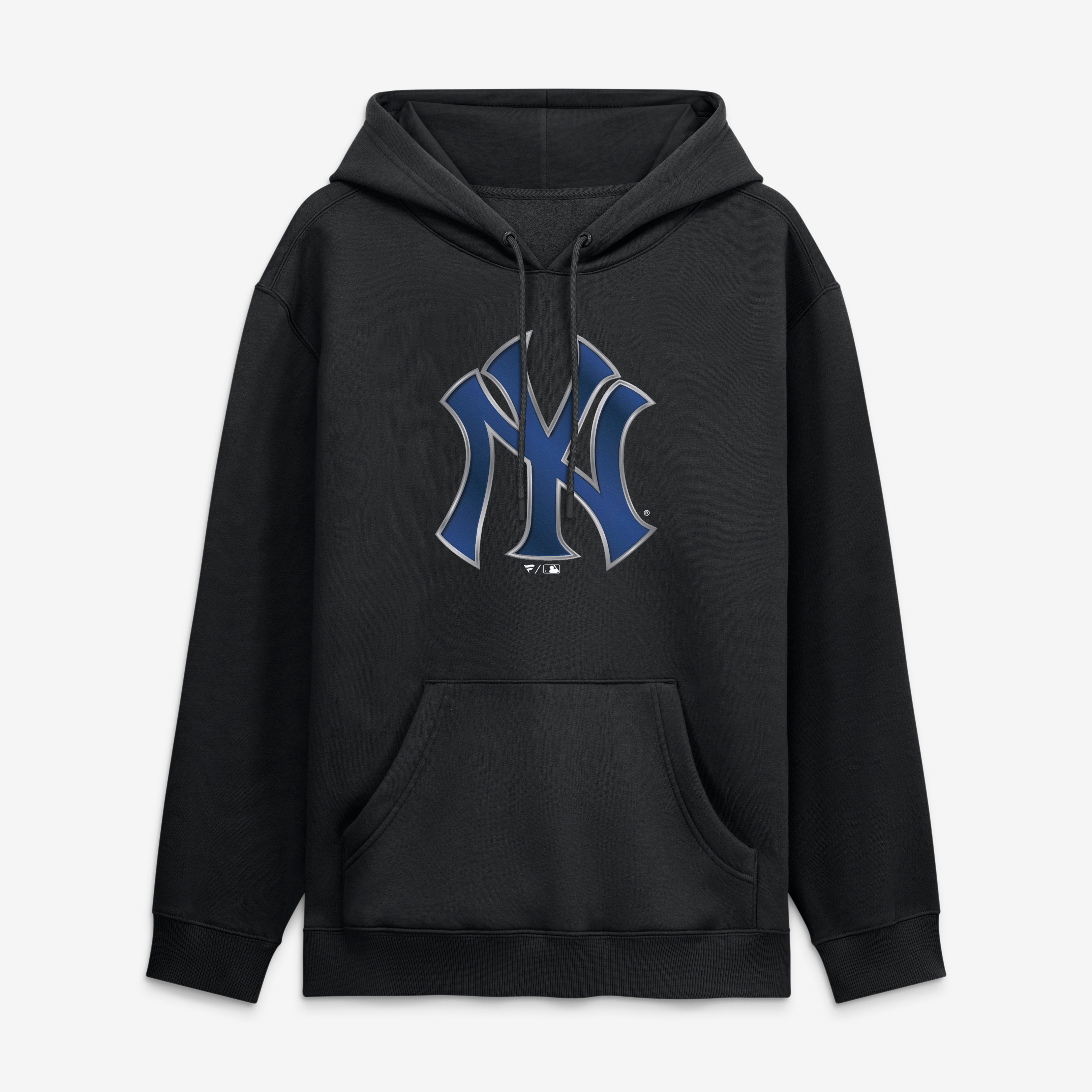 Men's Black New York Yankees Metallic Mascot Hoodie