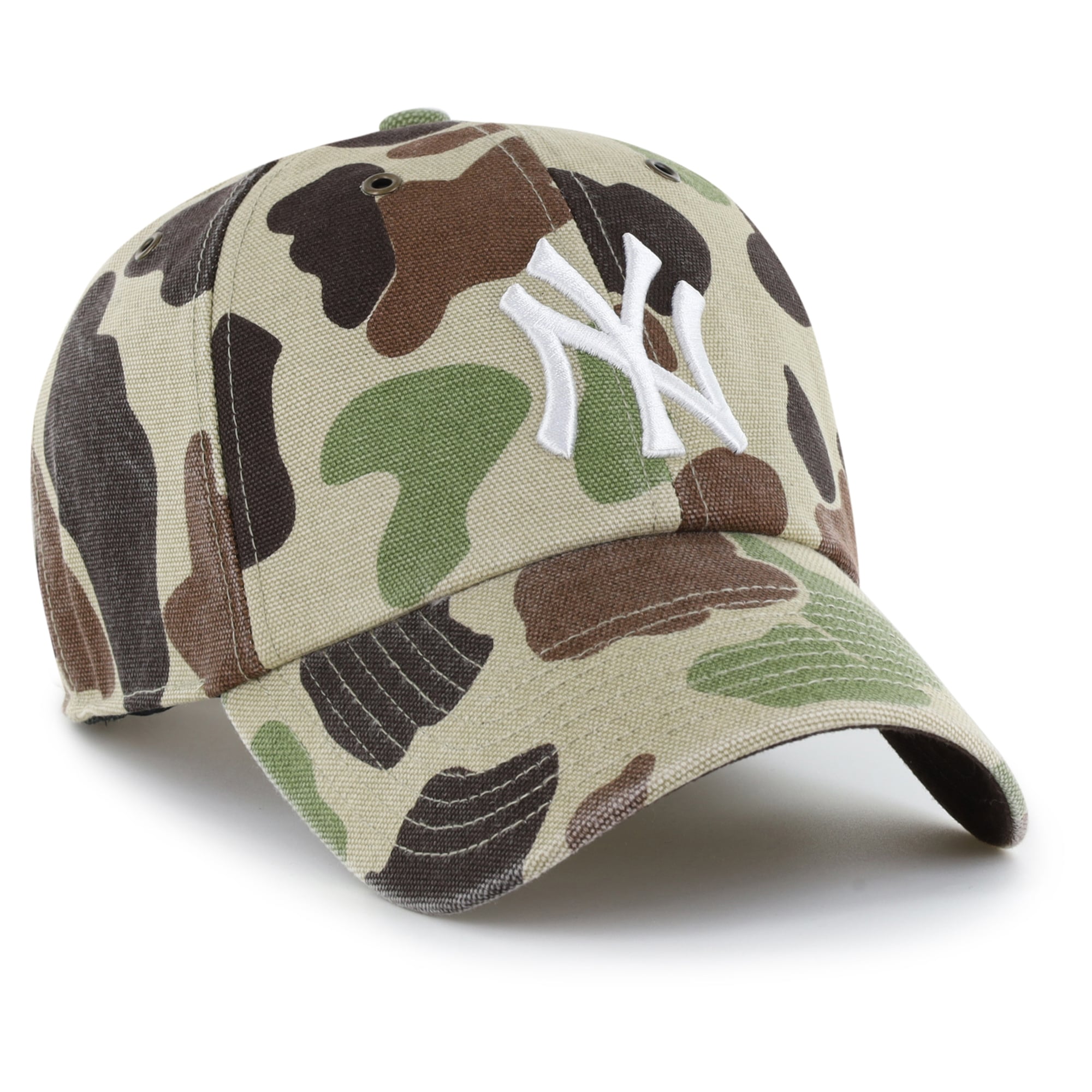 Casquette ajustable Carhartt x '47 Camo New York Yankees Duck Clean Up pour homme