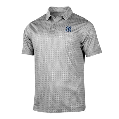 New York Yankees Columbia Dusk Diamond Polo - Gray
