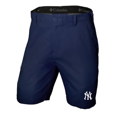 New York Yankees Columbia  Omni-Wick Lie Angle Shorts - Navy