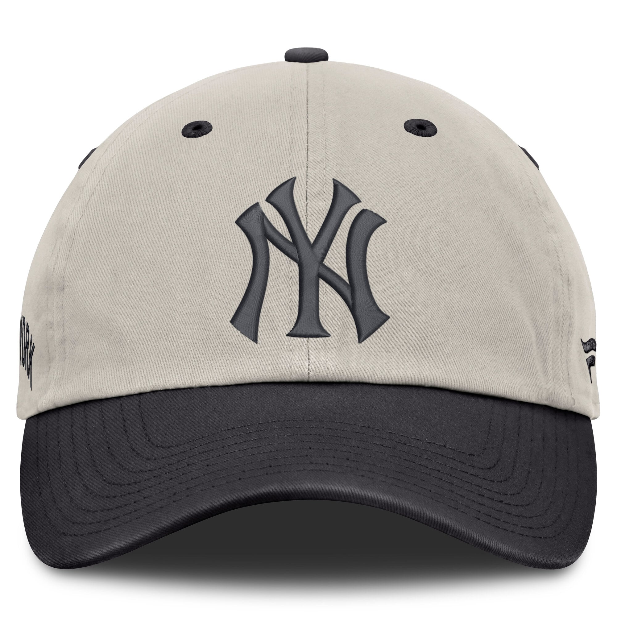 Casquette ajustable Fanatics beige/anthracite New York Yankees pour homme