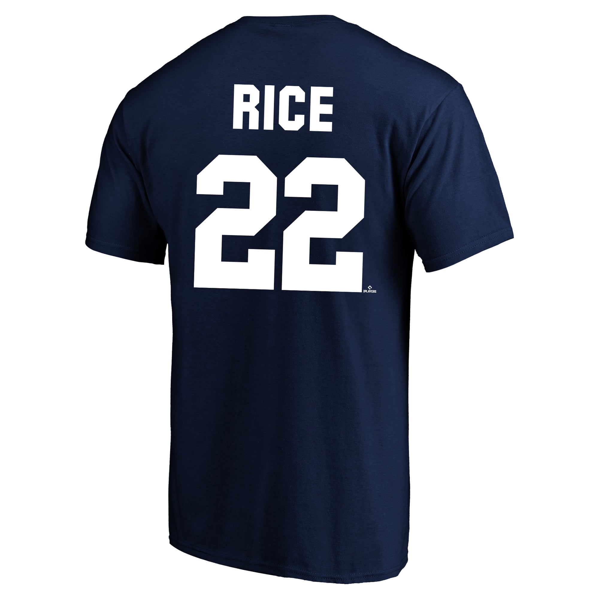 T-shirt homme Fanatics Ben Rice bleu marine New York Yankees, grandes tailles, nom et numéro