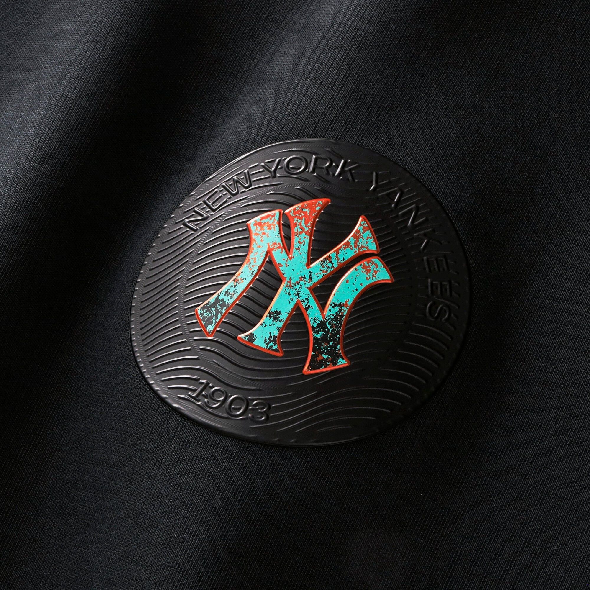 Sweat à capuche Fanatics noir pour homme, New York Yankees, série Subway