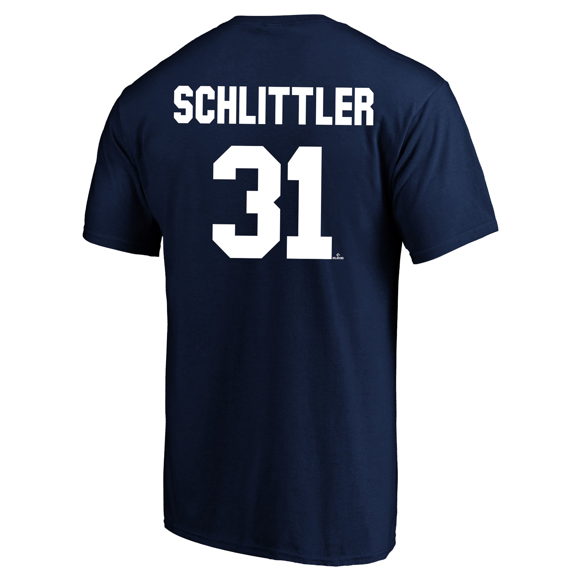 T-shirt homme Fanatics Cam Schlittler bleu marine New York Yankees, grandes tailles, nom et numéro