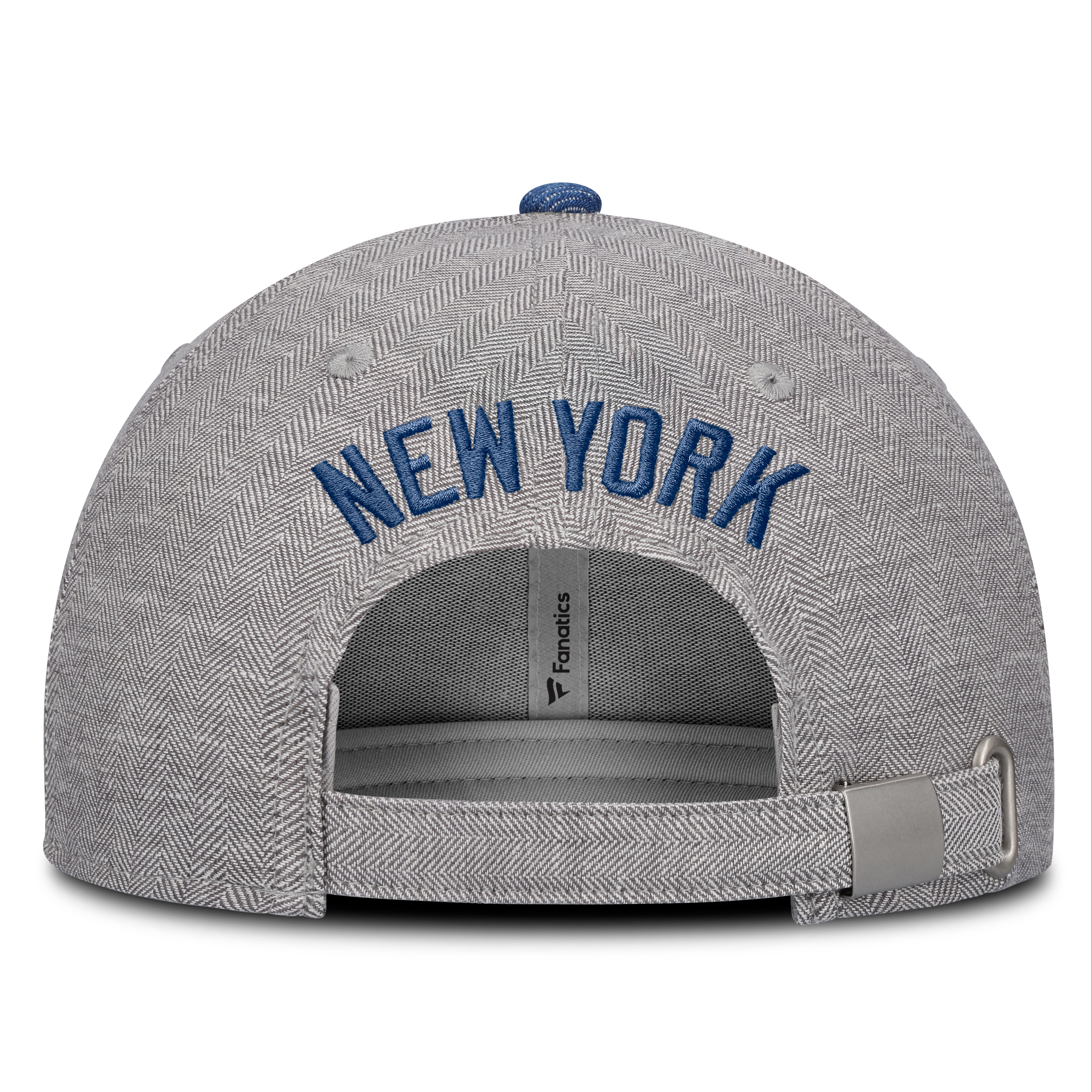 Casquette ajustable Fanatics grise/denim New York Yankees Level Up Conduct pour homme