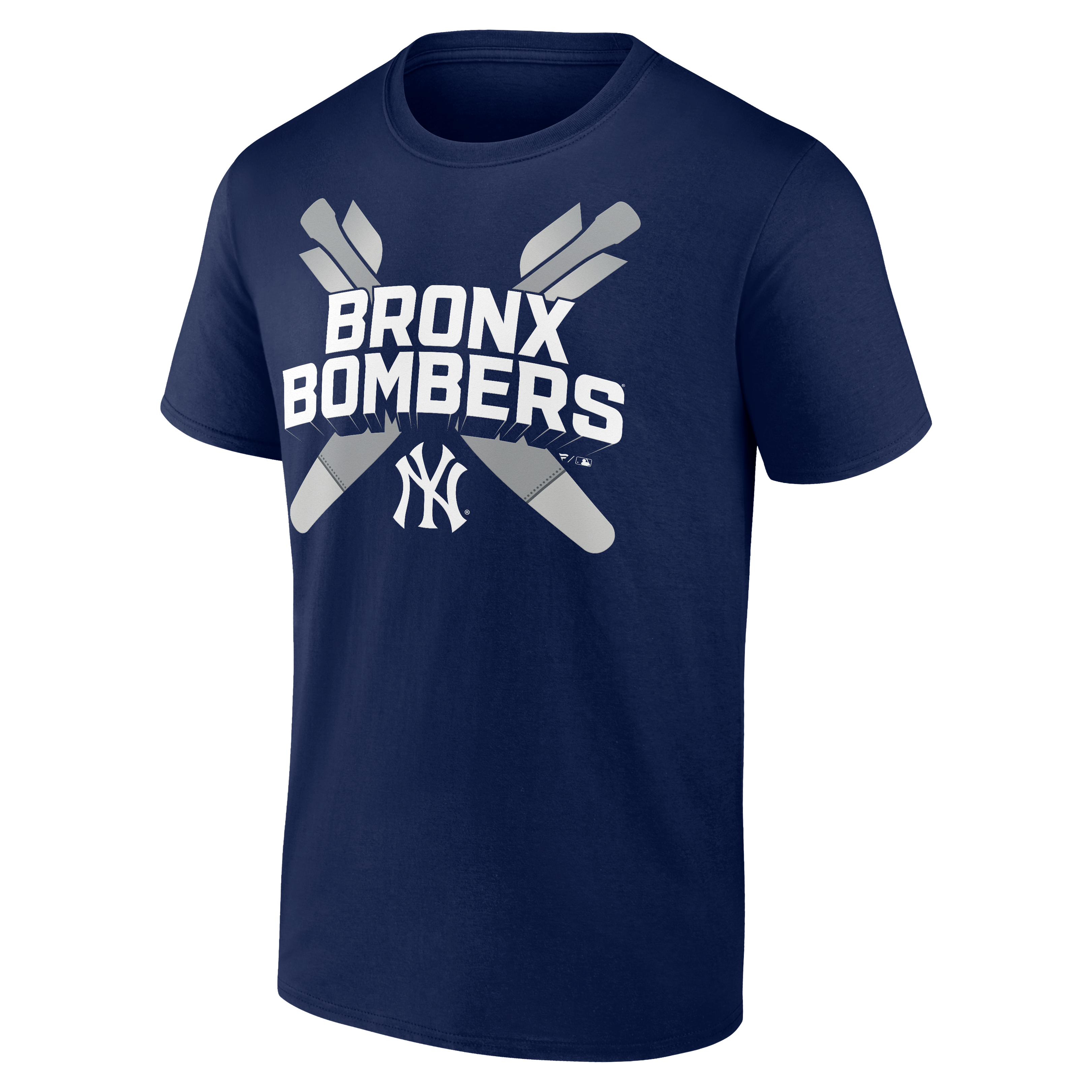 T-shirt Fanatics bleu marine pour homme, New York Yankees Bronx Bombers