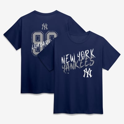 George Lombard Jr. New York Yankees Hustle Name & Number T-Shirt - Navy