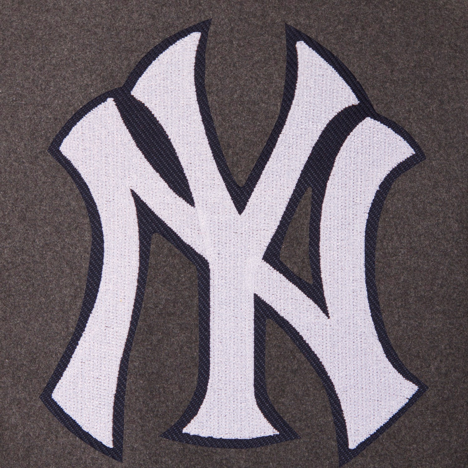 New York Yankees JH Design Wool Leather Reversible Full-Snap