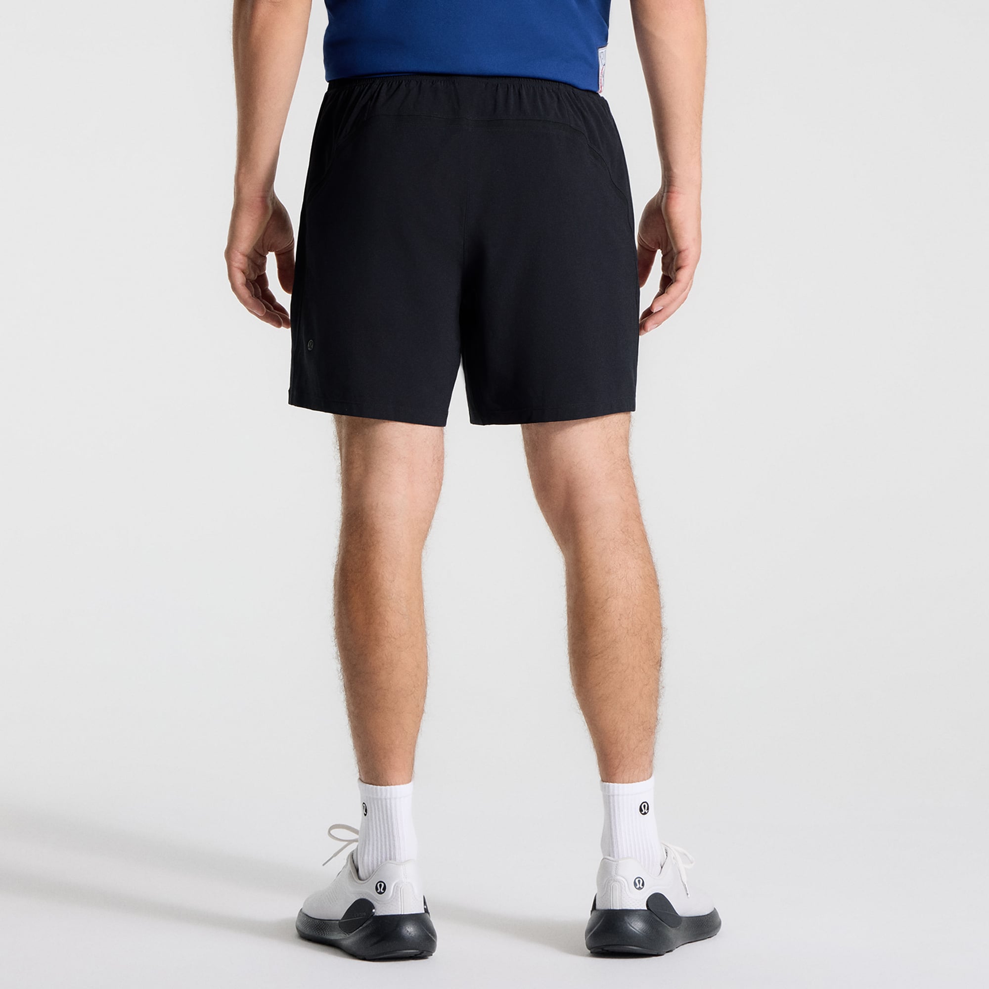 Short sans doublure Pace Breaker 7" noir pour homme de lululemon, motif Yankees New York