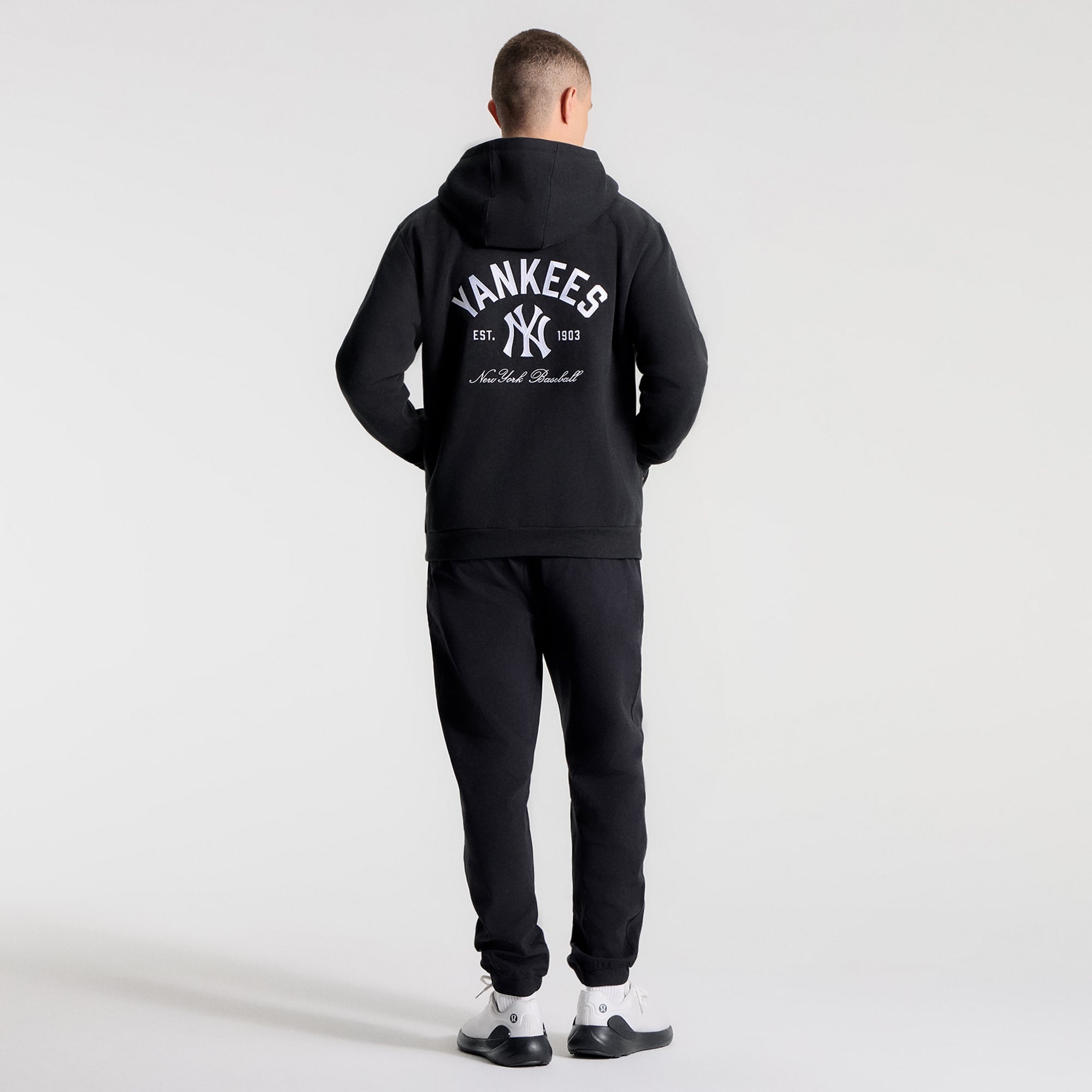 Men's lululemon Black New York Yankees Steady State Hoodie
