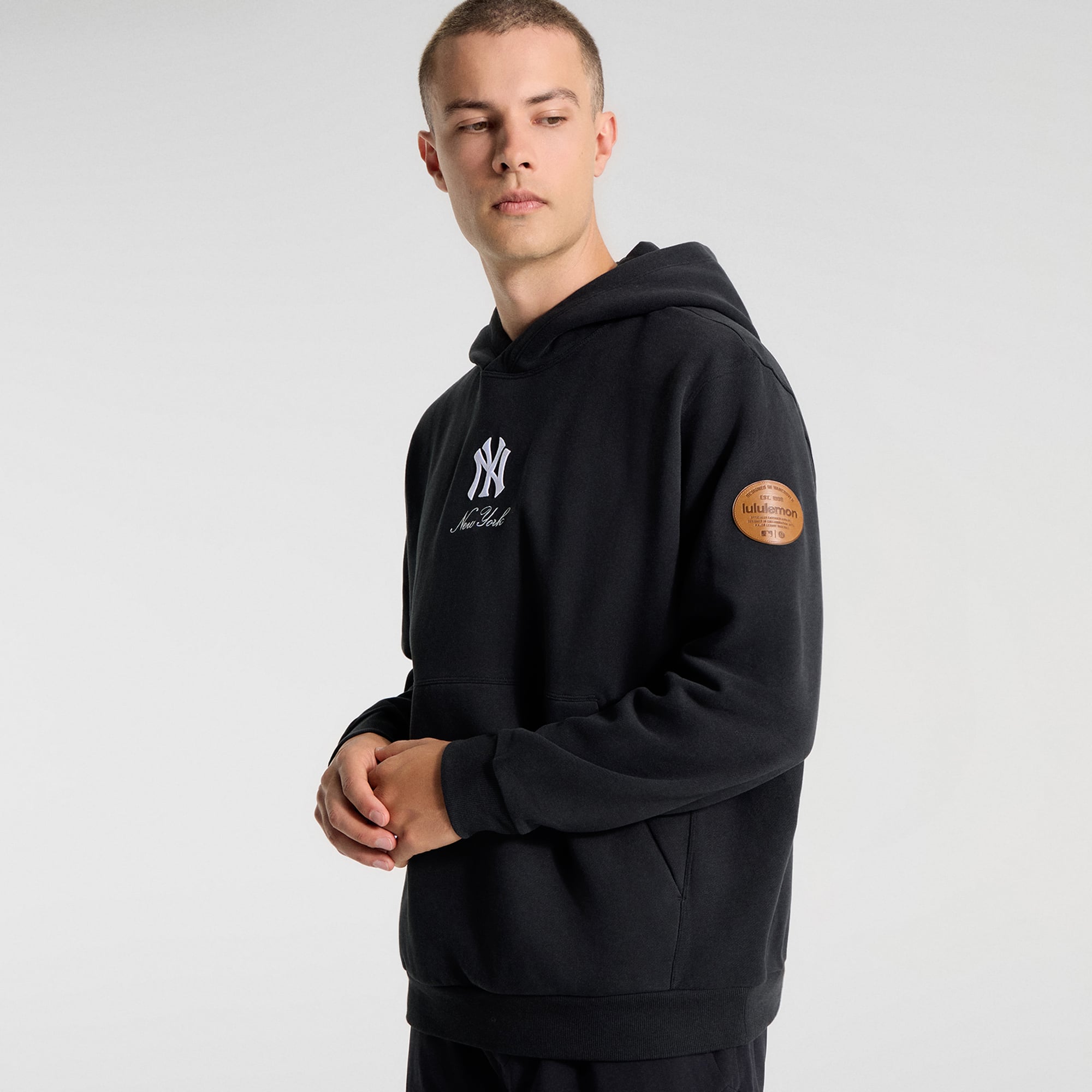 Men's lululemon Black New York Yankees Steady State Hoodie