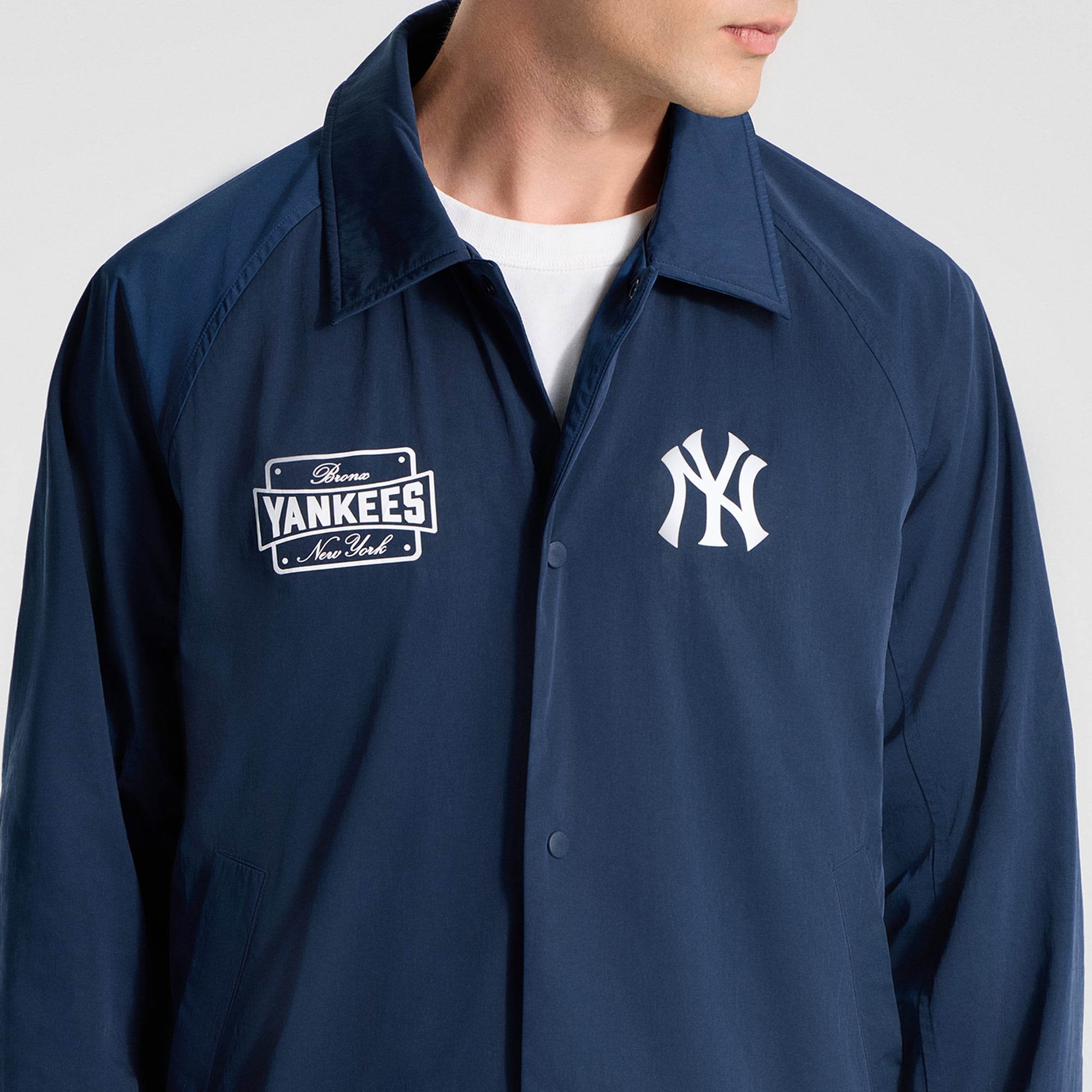 Veste d'entraîneur raglan True Navy New York Yankees de lululemon pour homme