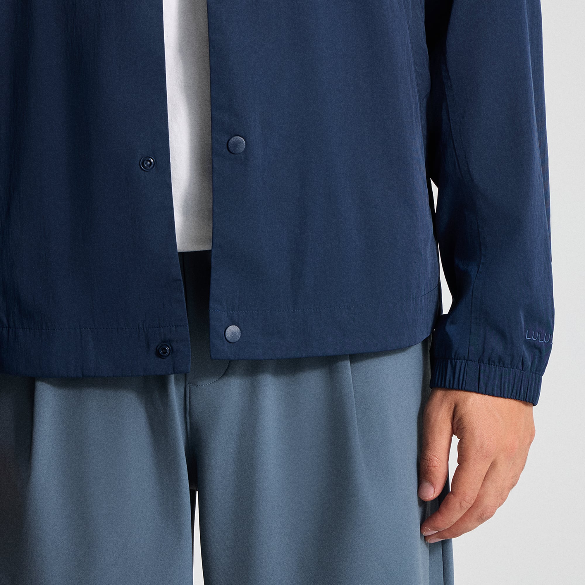 Veste d'entraîneur raglan True Navy New York Yankees de lululemon pour homme