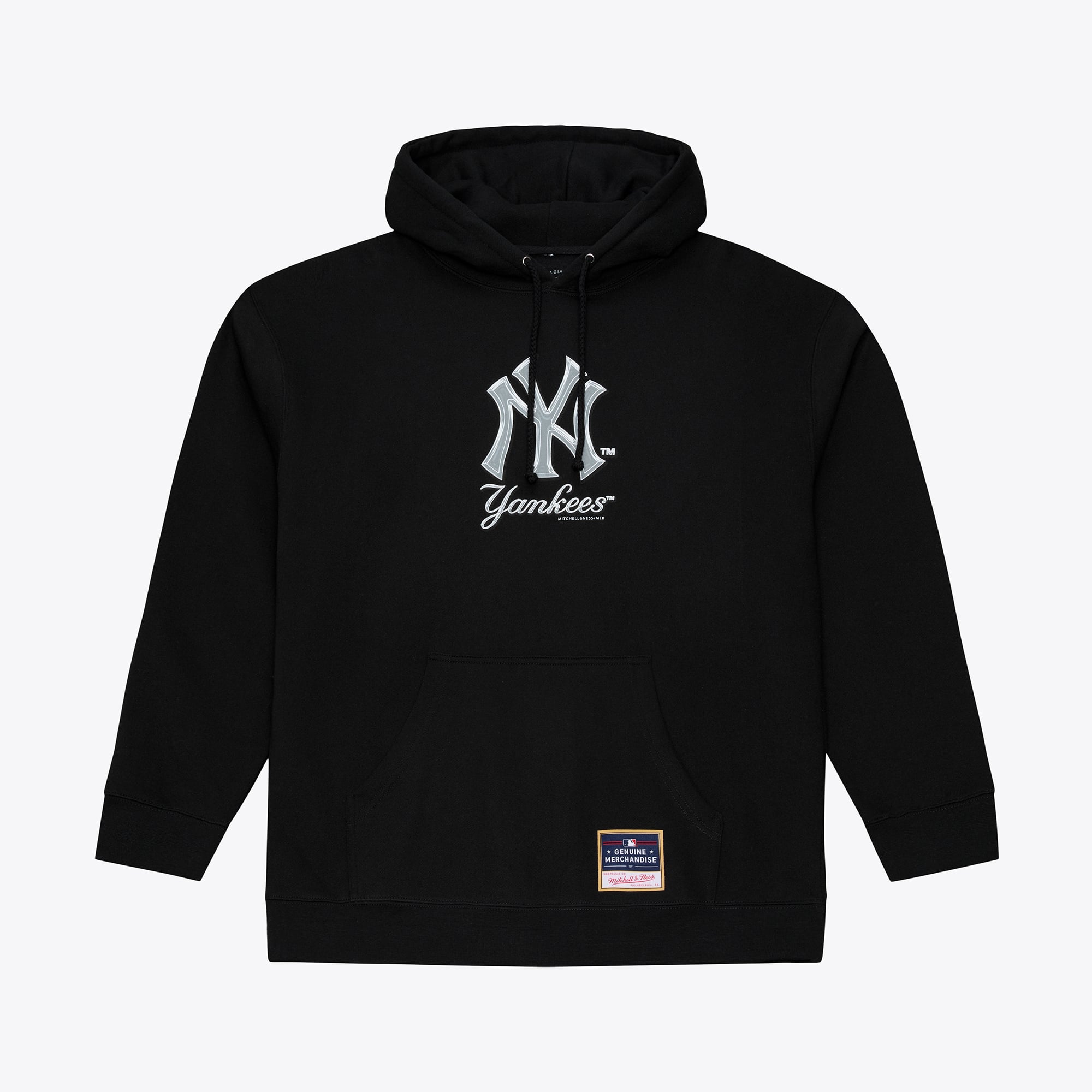 Men's Mitchell & Ness Black New York Yankees Chrome Hoodie