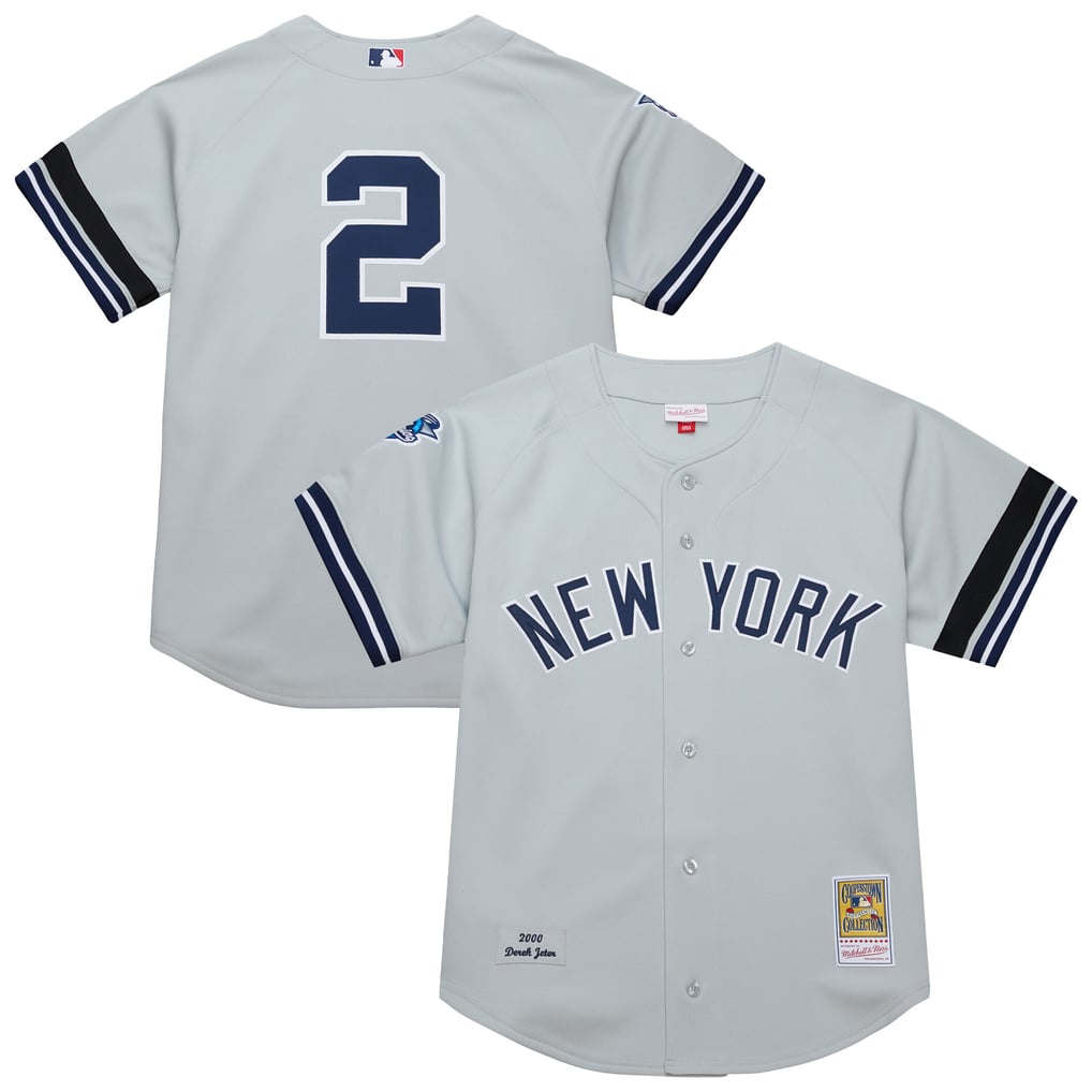 メンズ Mitchell&Ness デレク・ジーター グレー ニューヨーク 