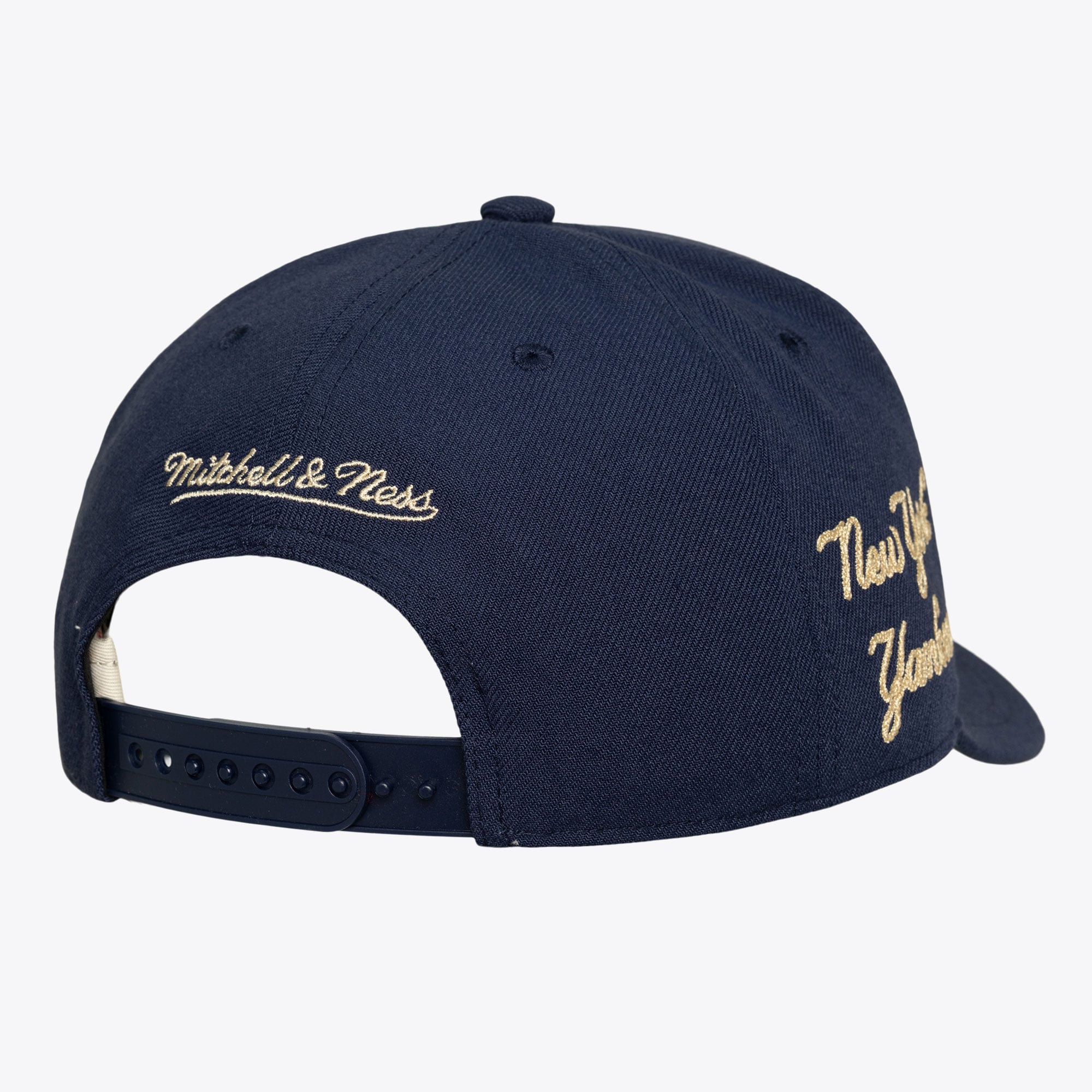 Men's Mitchell & Ness Navy New York Yankees Yankee Stadium Inaugural Season Patch Secondary Pro Snapback Hat