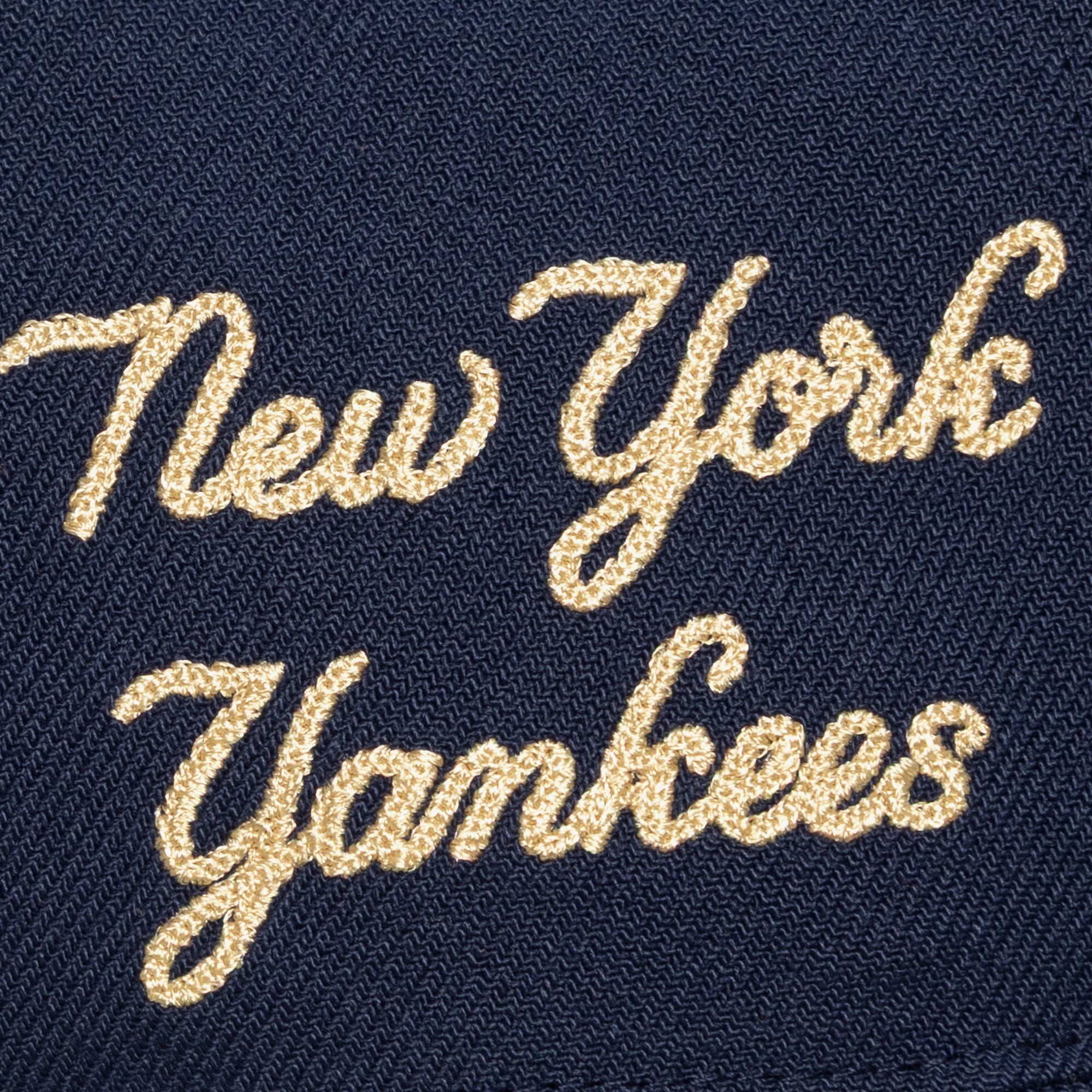 Men's Mitchell & Ness Navy New York Yankees Yankee Stadium Inaugural Season Patch Secondary Pro Snapback Hat