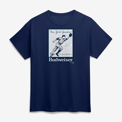 New York Yankees Budweiser T-Shirt - Navy