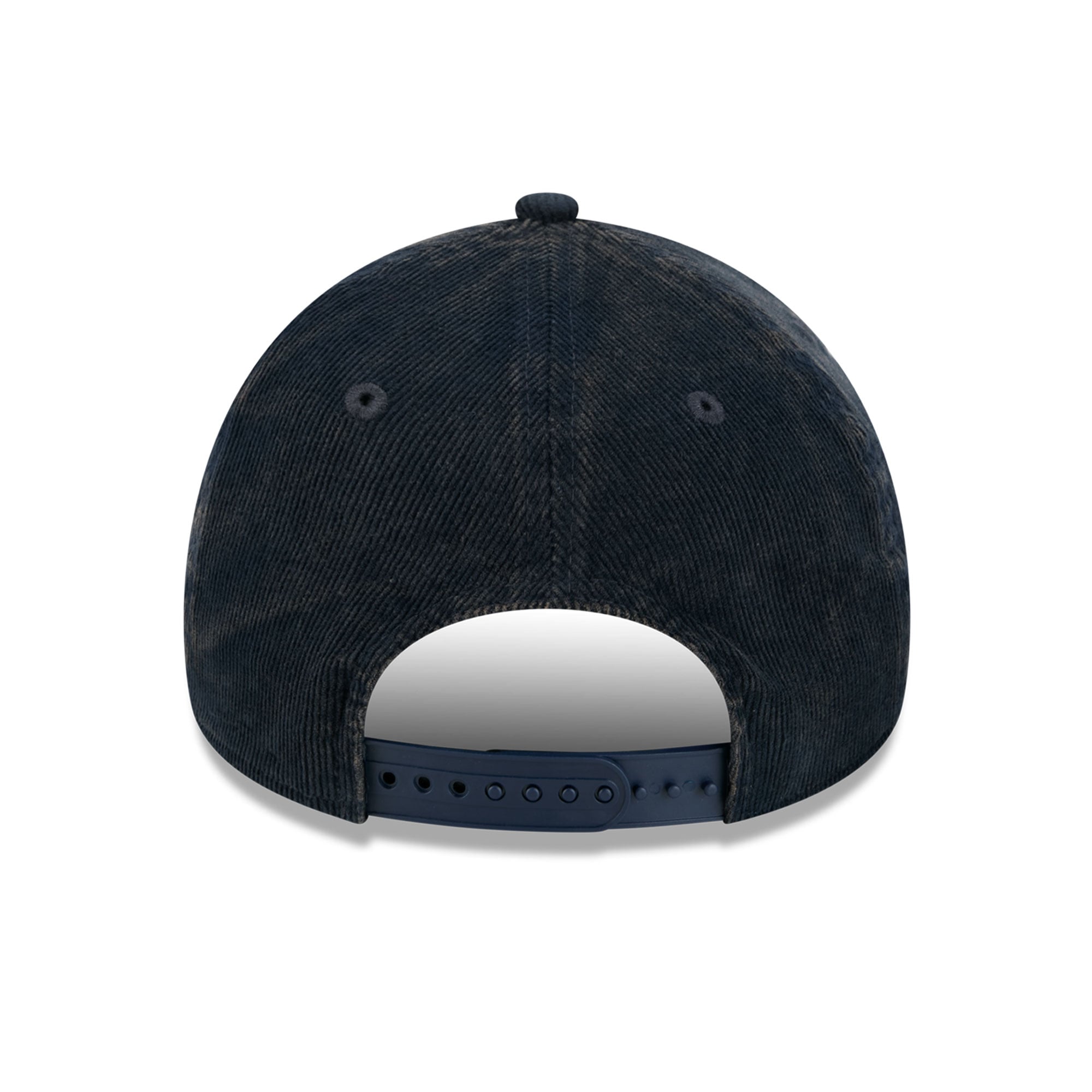 Casquette New Era noire pour homme, modèle 9FORTY, écusson latéral des Yankees de New York, Série mondiale 1996, en velours côtelé ton sur ton, avec monture en A ajustable.