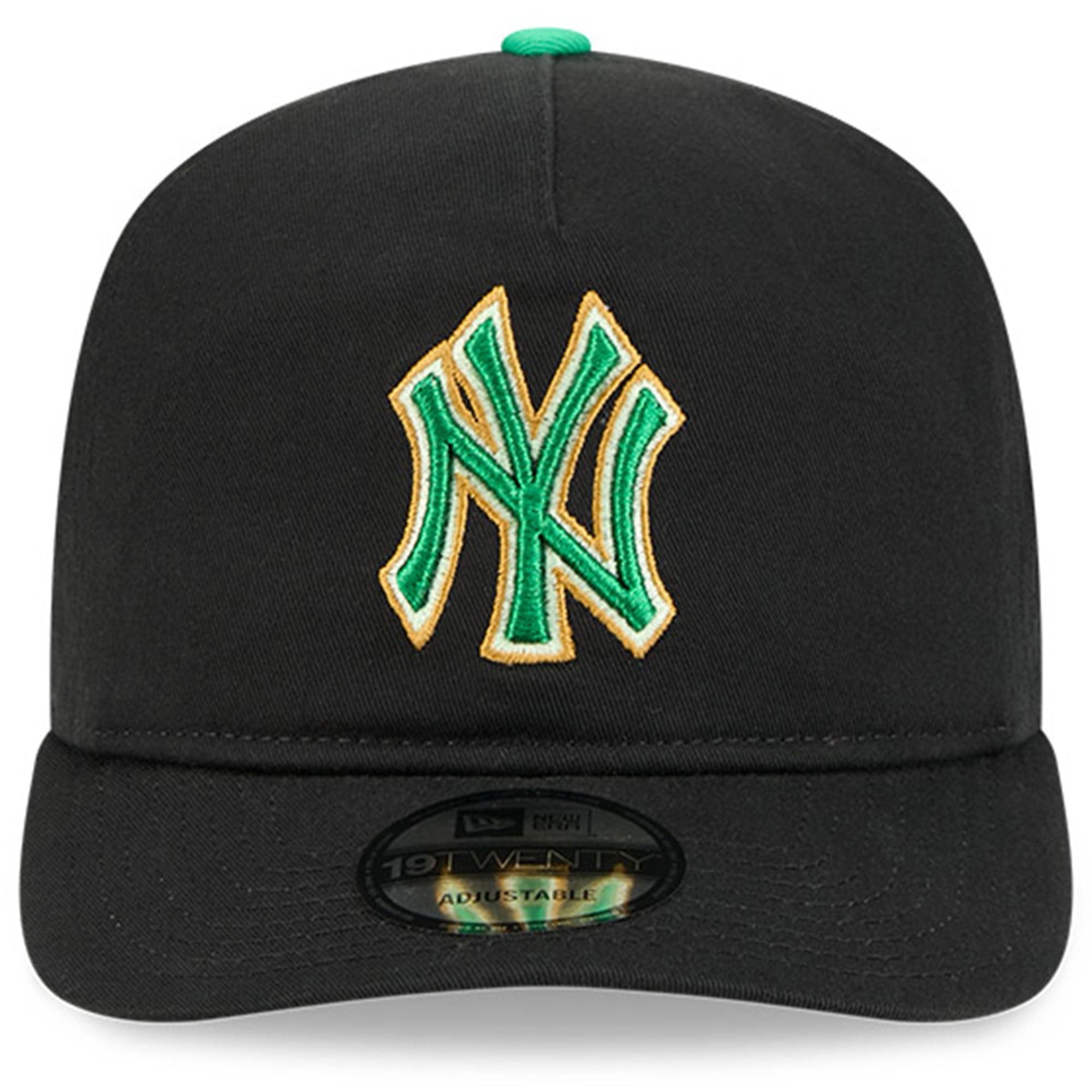 Casquette ajustable New Era noire pour homme, New York Yankees, édition spéciale Saint-Patrick 2026 (19TWENTY).
