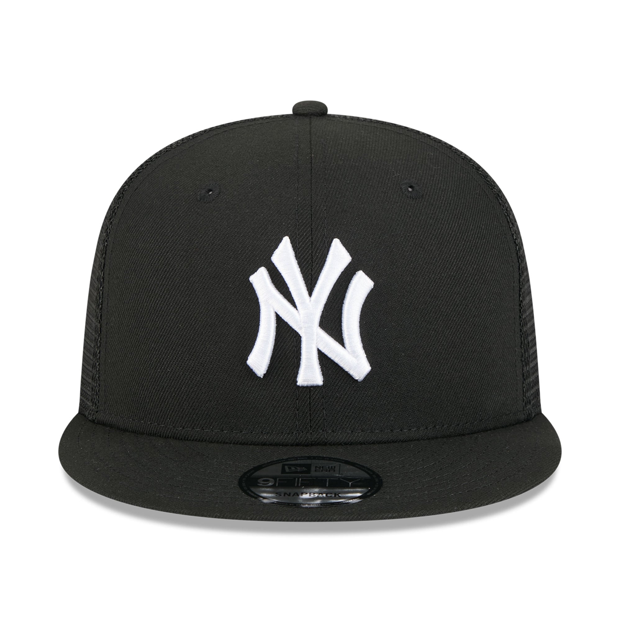 Casquette trucker ajustable New Era 9FIFTY noire pour homme, New Era