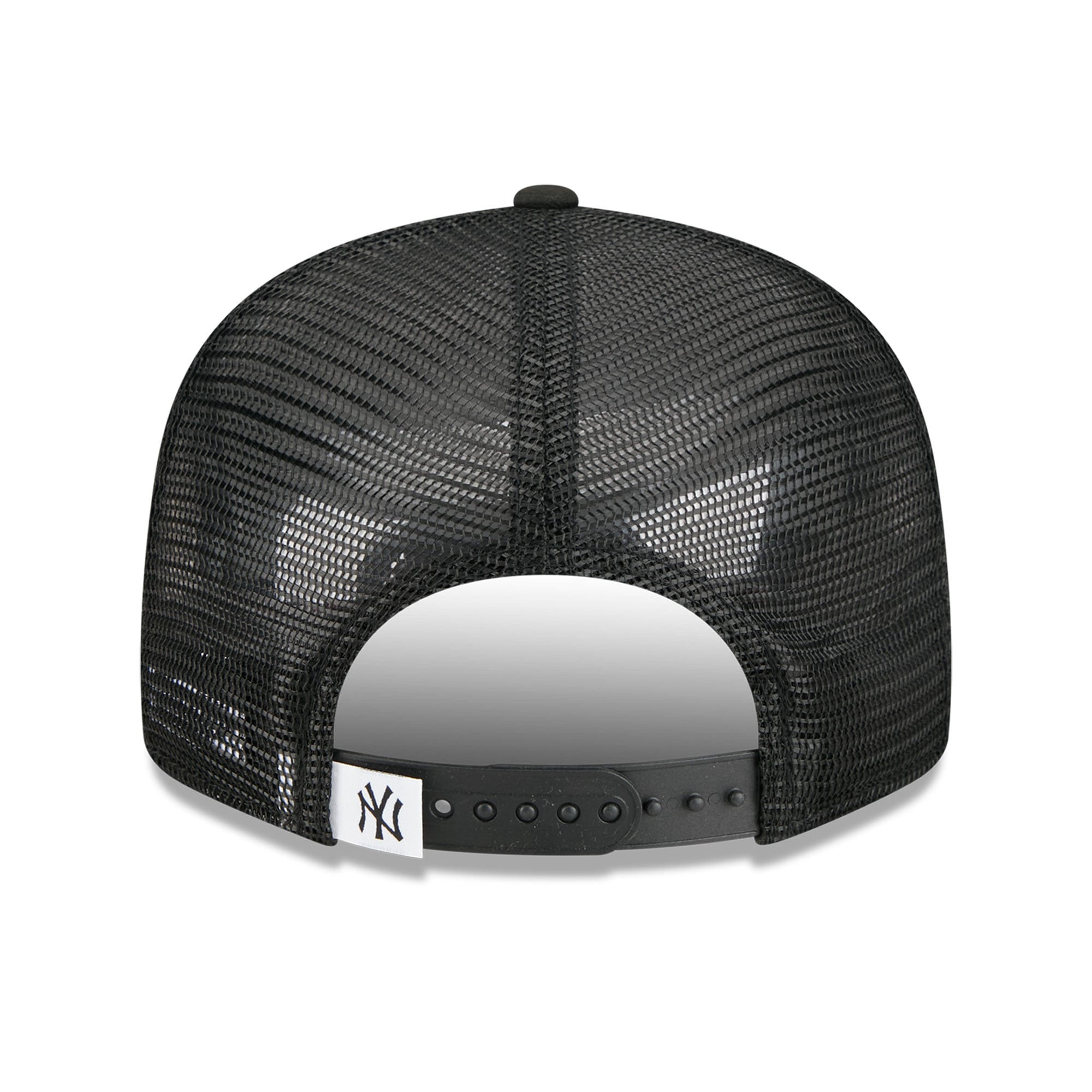 Casquette trucker ajustable New Era 9FIFTY noire pour homme, New Era
