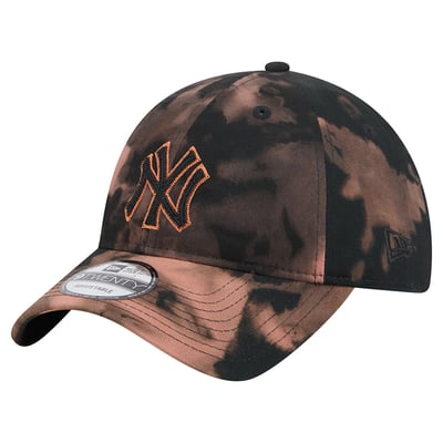  New York Yankees New Era Bleach Wash 9TWENTY Adjustable Hat - Black