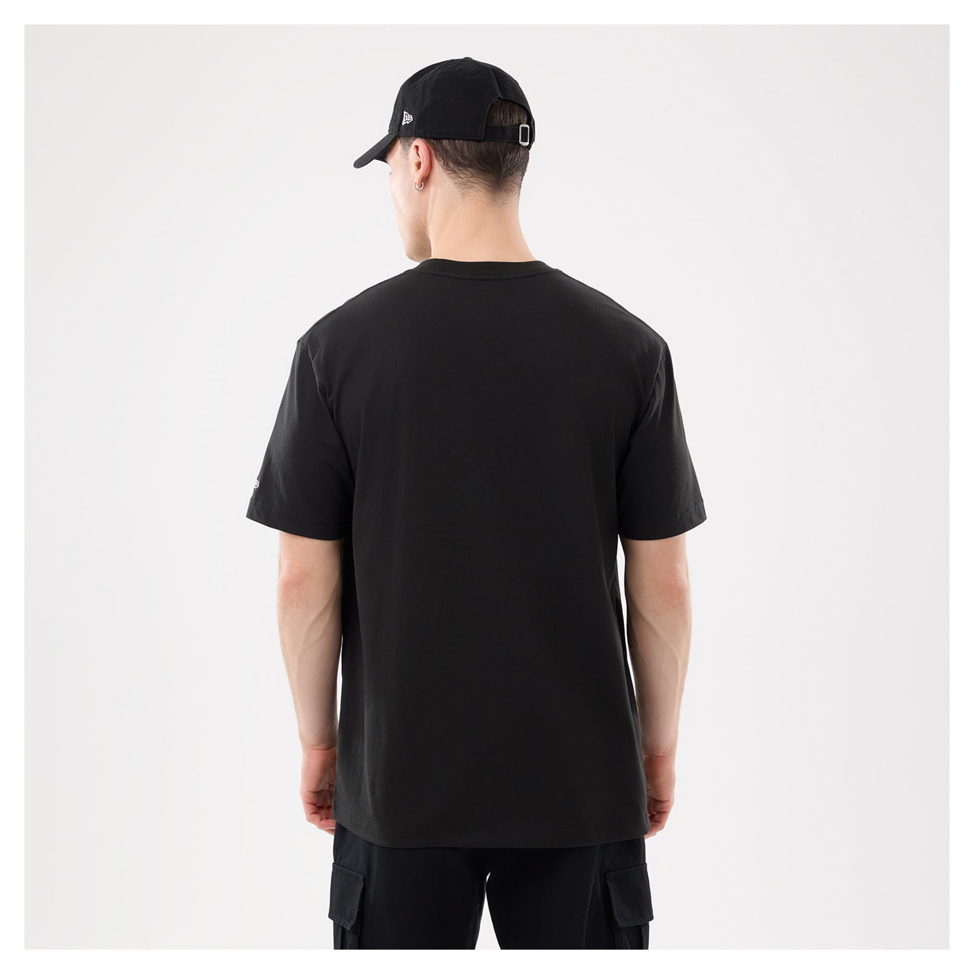 T-shirt New Era noir pour homme, style York Yankees, « Blessed Aesthetic »
