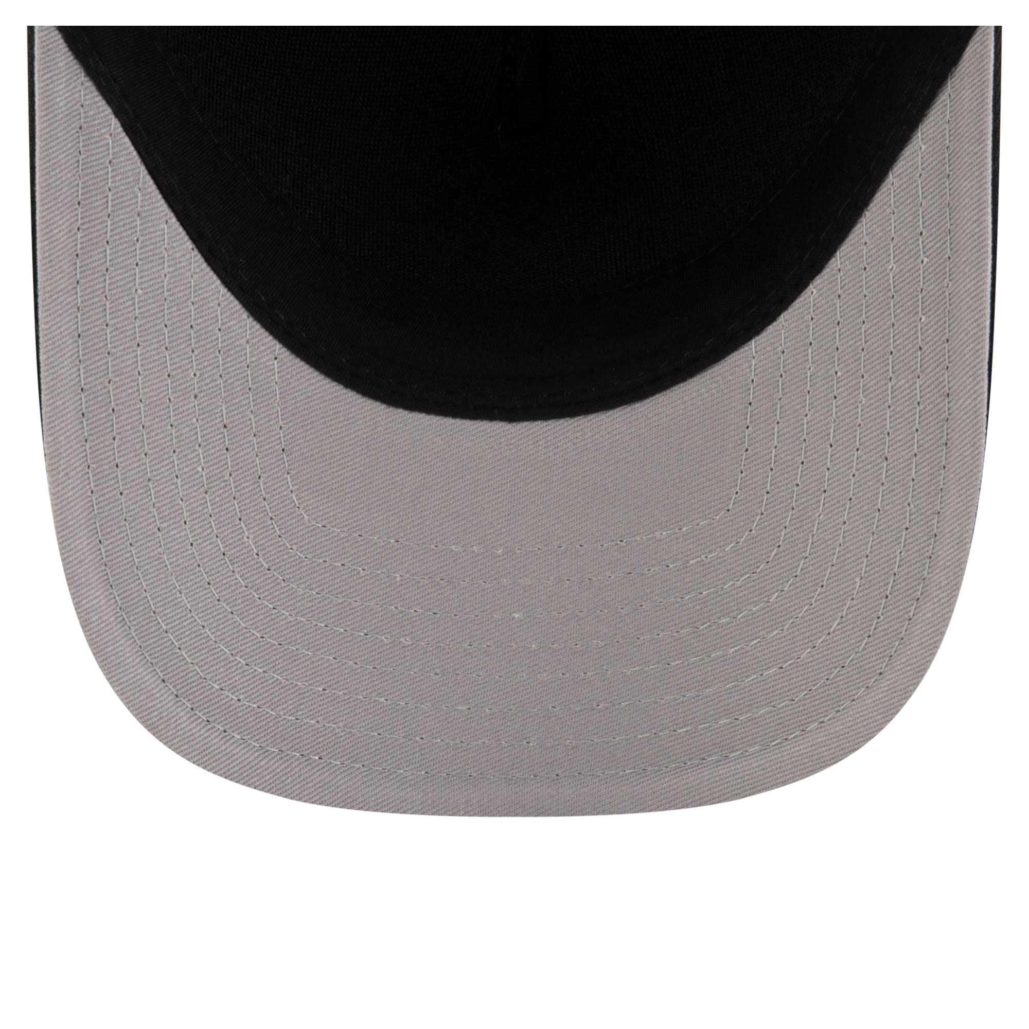 Casquette ajustable New Era noire New York Yankees Player Replica 9FORTY pour homme