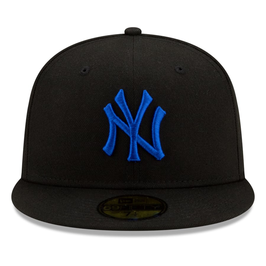 New York Yankees New Era Royal Under Visor 59FIFTY Fitted Hat - Black