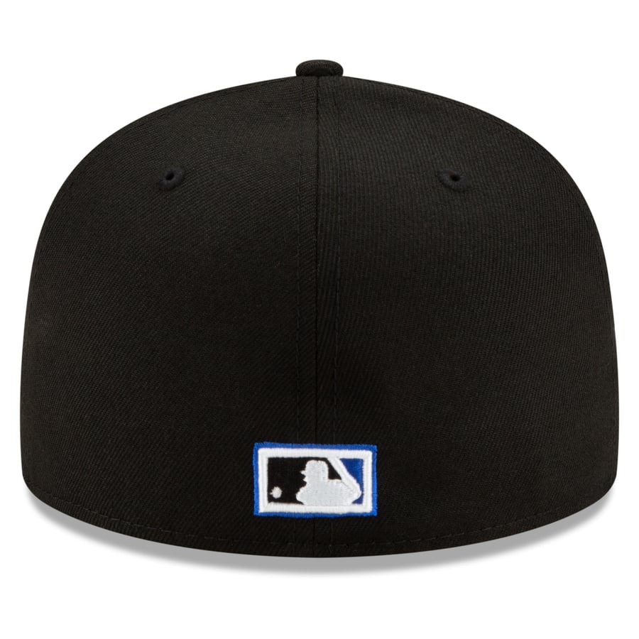 New York Yankees New Era Royal Under Visor 59FIFTY Fitted Hat - Black