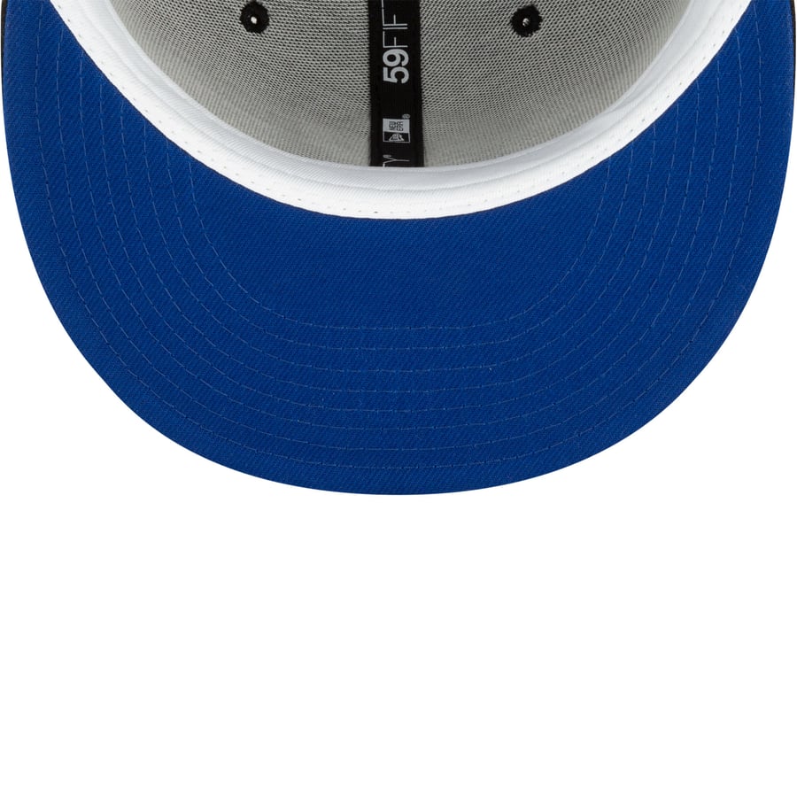 New York Yankees New Era Royal Under Visor 59FIFTY Fitted Hat - Black