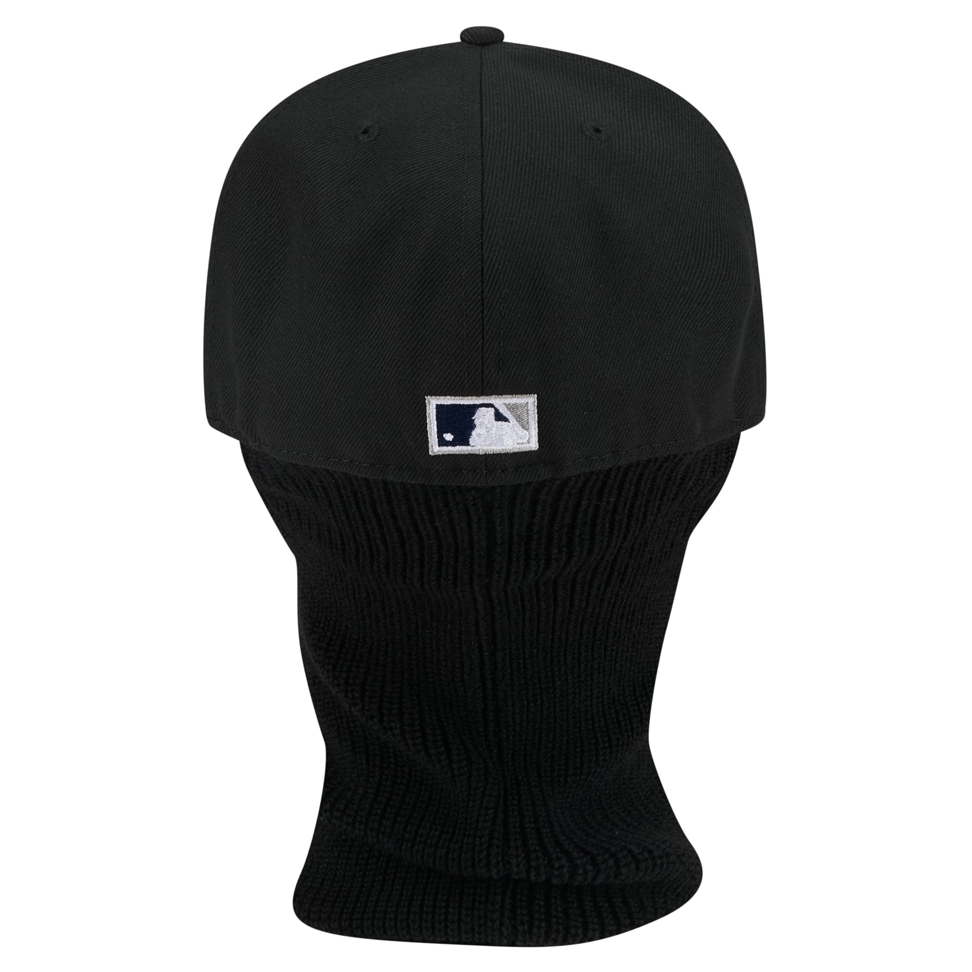 Casquette ajustée New Era noire pour homme, modèle 59FIFTY, motif cagoule des Yankees de York