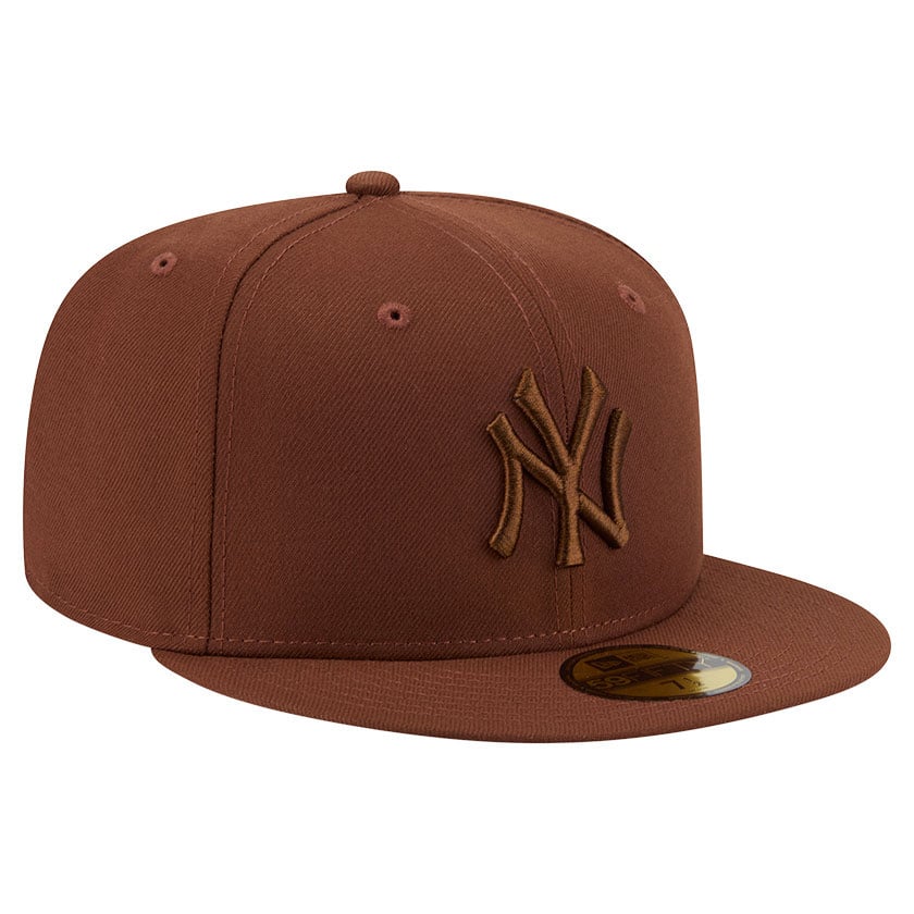 Casquette ajustée New Era marron York Yankees 59FIFTY pour homme