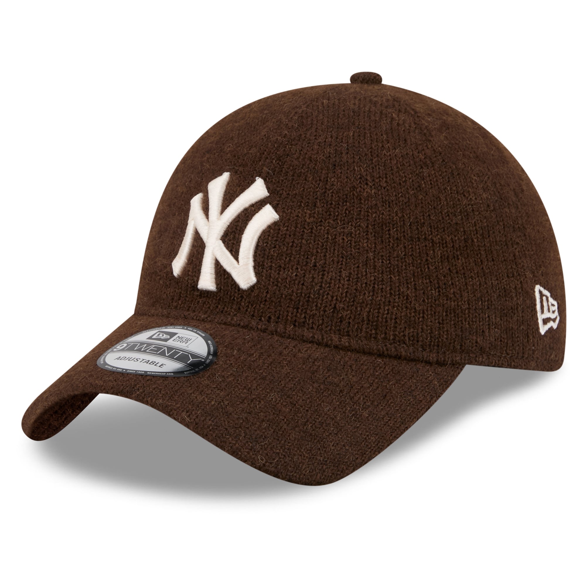 Casquette ajustable New Era marron New York Yankees Open Market en laine 9TWENTY pour homme