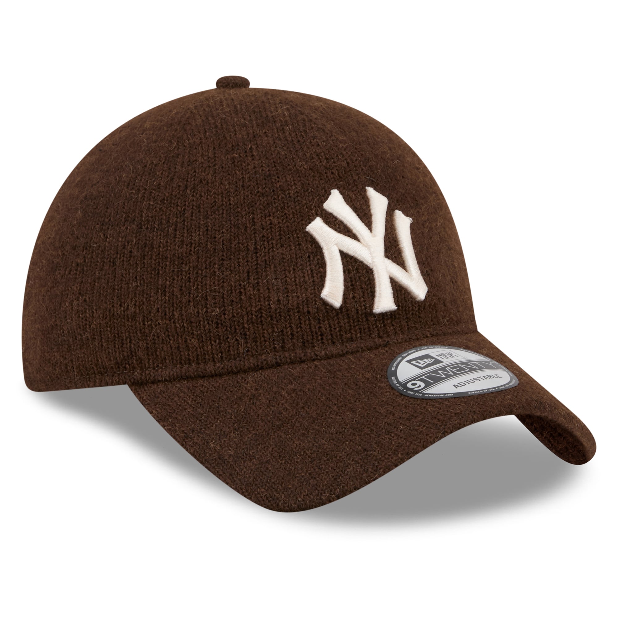 Casquette ajustable New Era marron New York Yankees Open Market en laine 9TWENTY pour homme