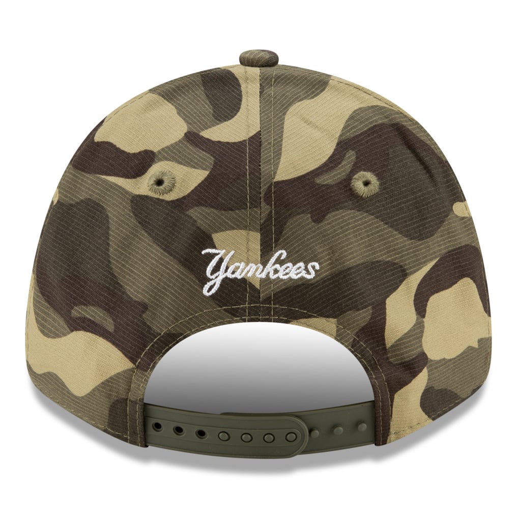 Casquette New Era New York Yankees Camo Pack Maroon 9Forty – Ajustable, 100% Polyester, Unisexe